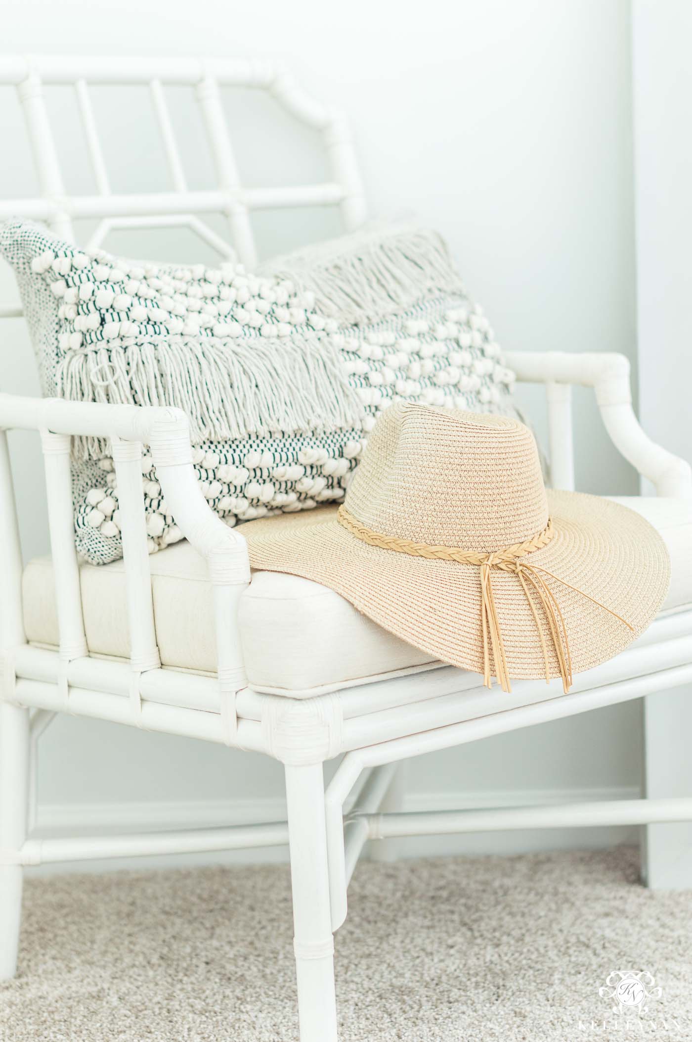 Displaying Hats as Bedroom Decor