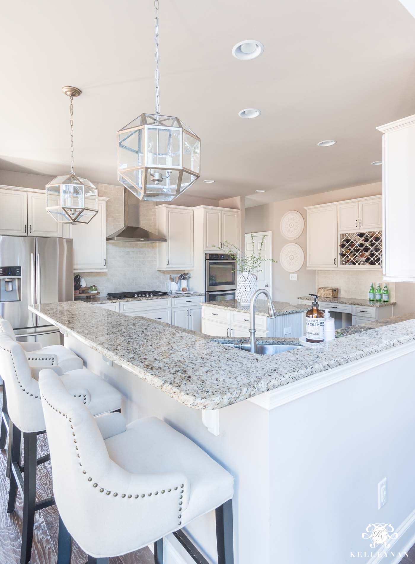 Pendant Lanterns in Kitchen