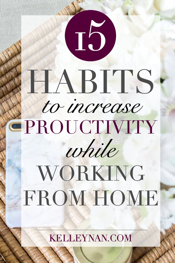 Tips and Ideas for working from home productively an accomplishing your goals and tasks