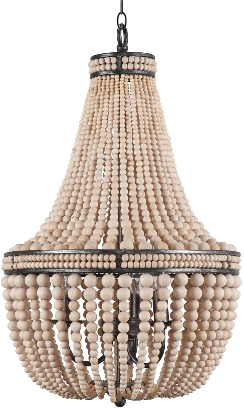 Beaded deals light fixture