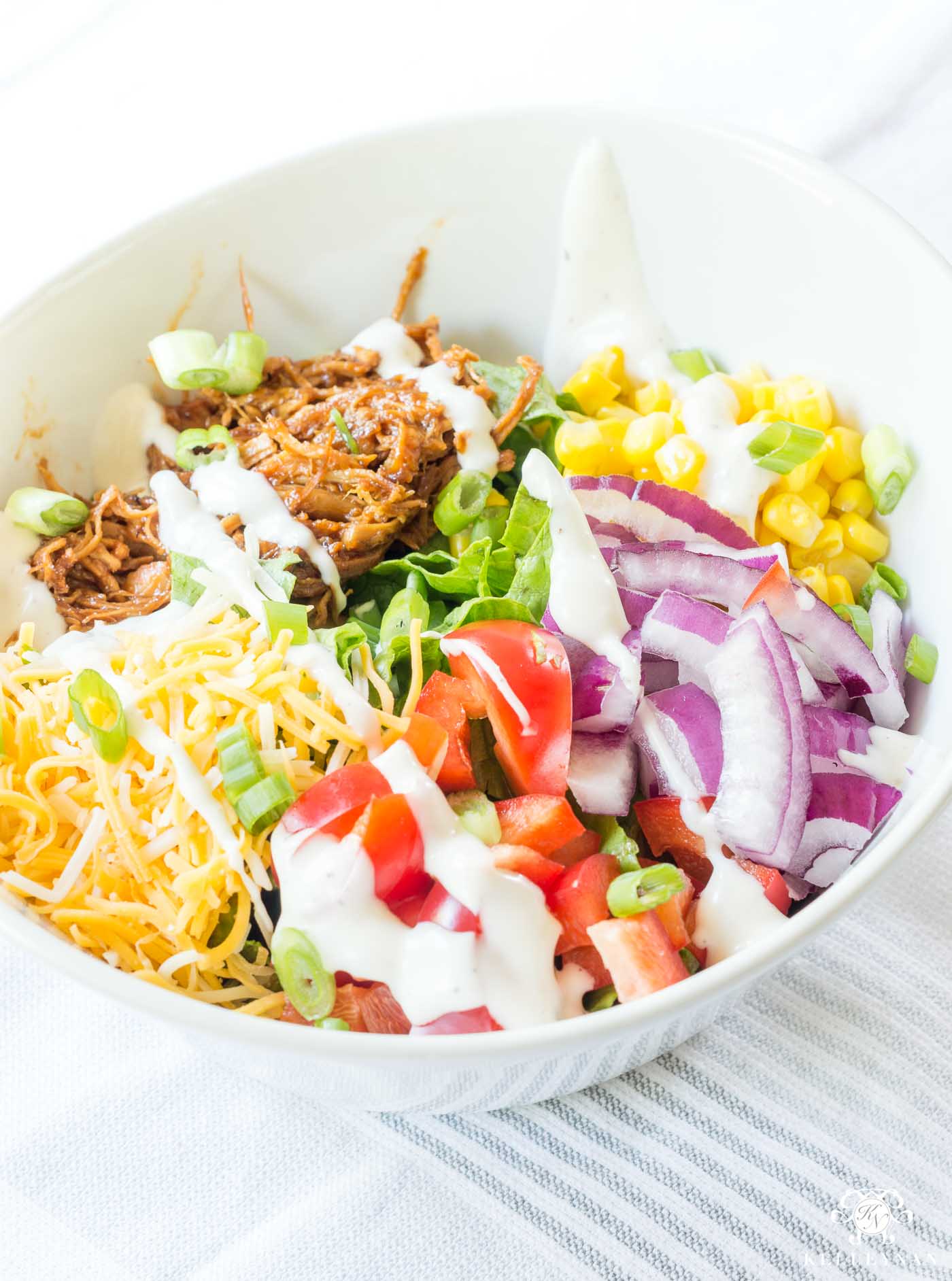 Simple Dinners from one batch of crock pot chicken bbq