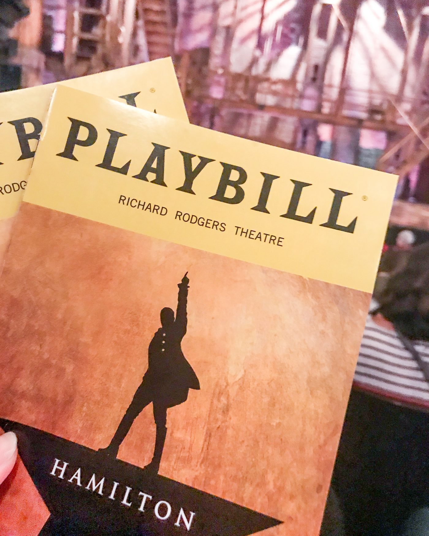 Hamilton NYC Playbill