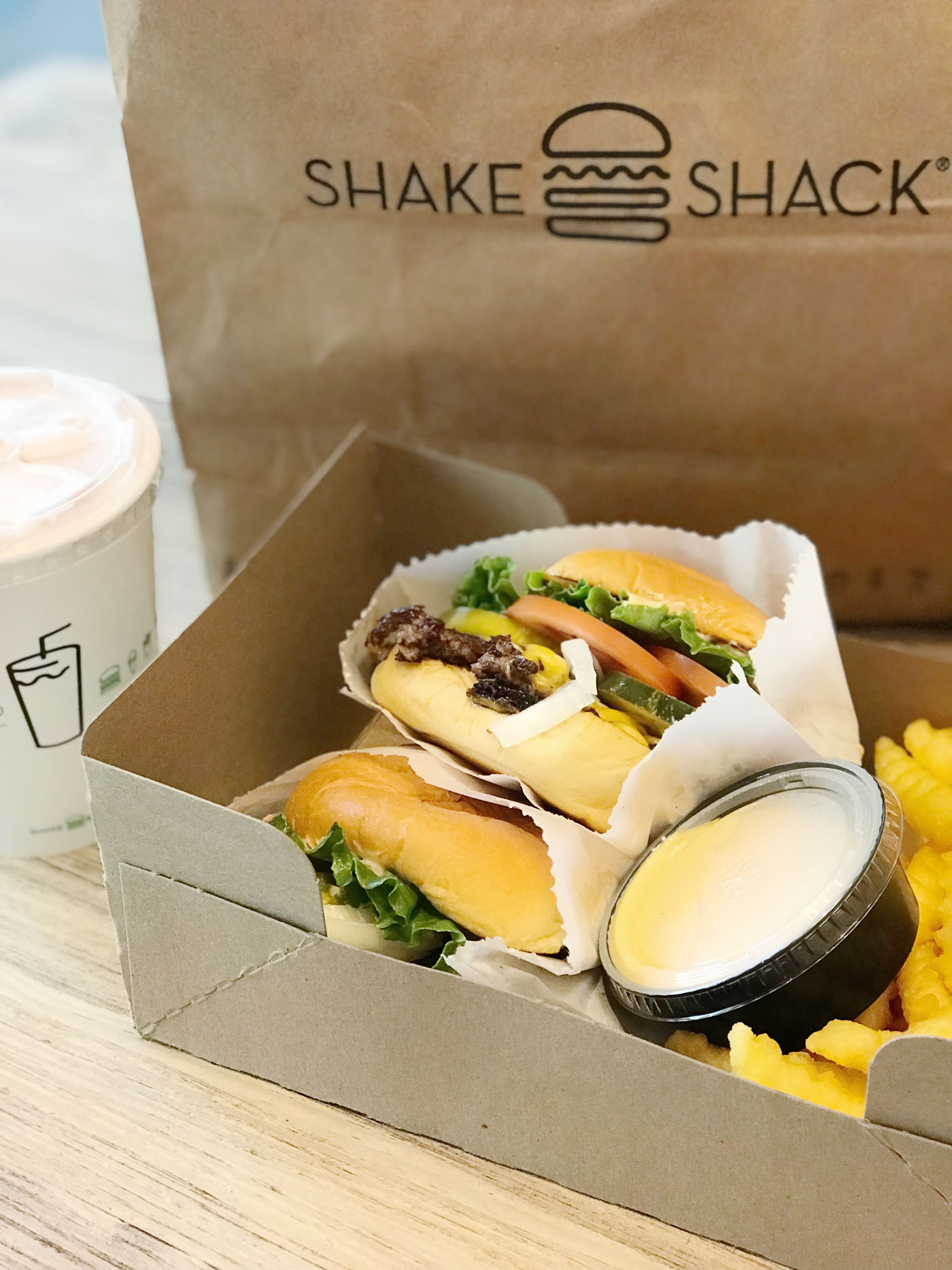 Shake Shack meal in New York City