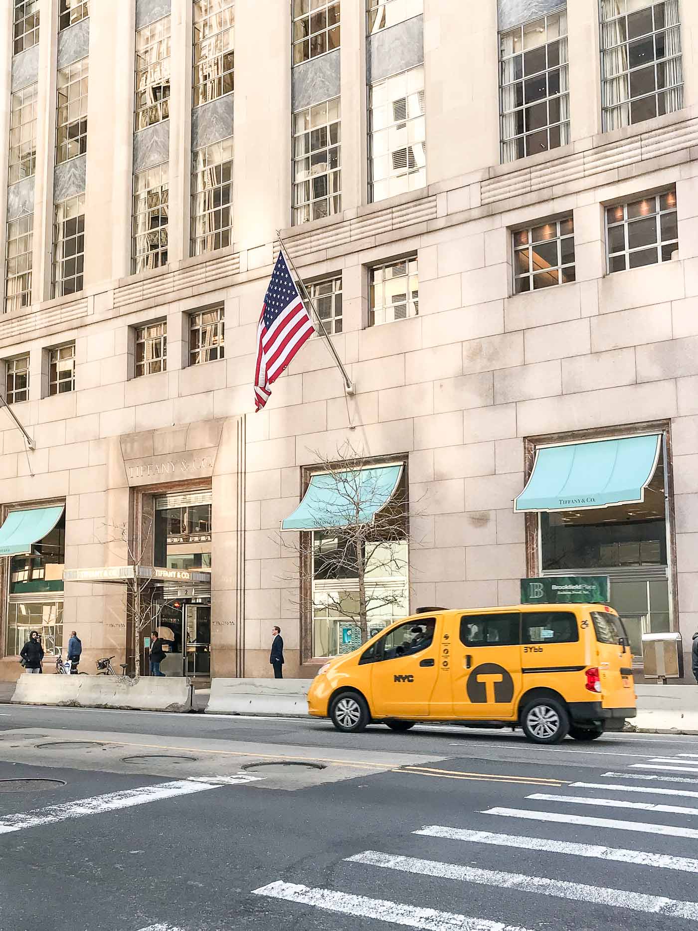 Tiffany and Co on 5th Avenue in New York City