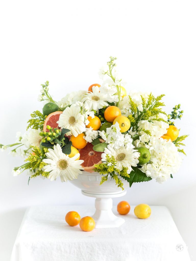 Six Ideas for Fruit and Flower Arrangements with Combinations to Create