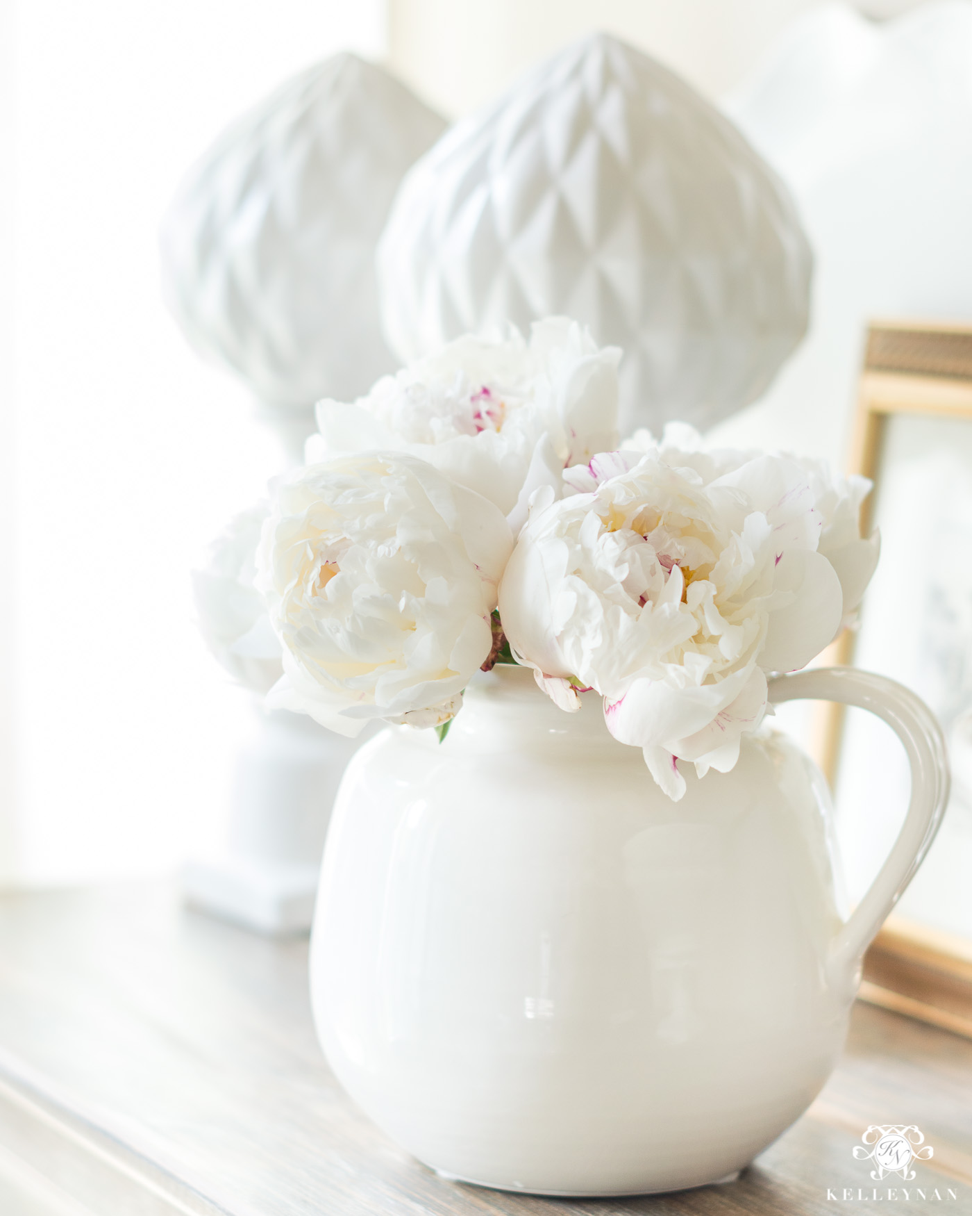 White Peonies from trader joe's