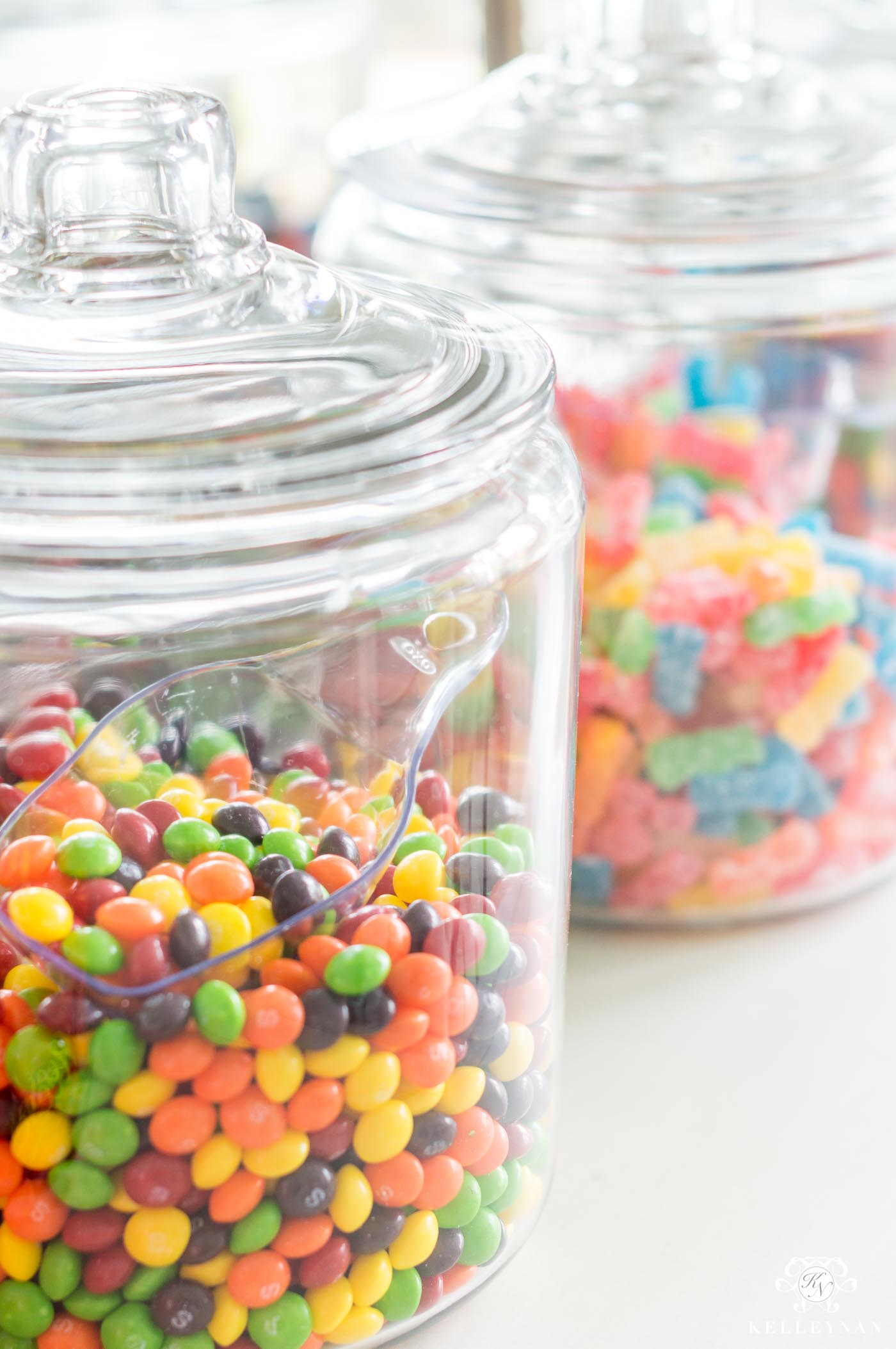 Candy land candy bar jar ideas