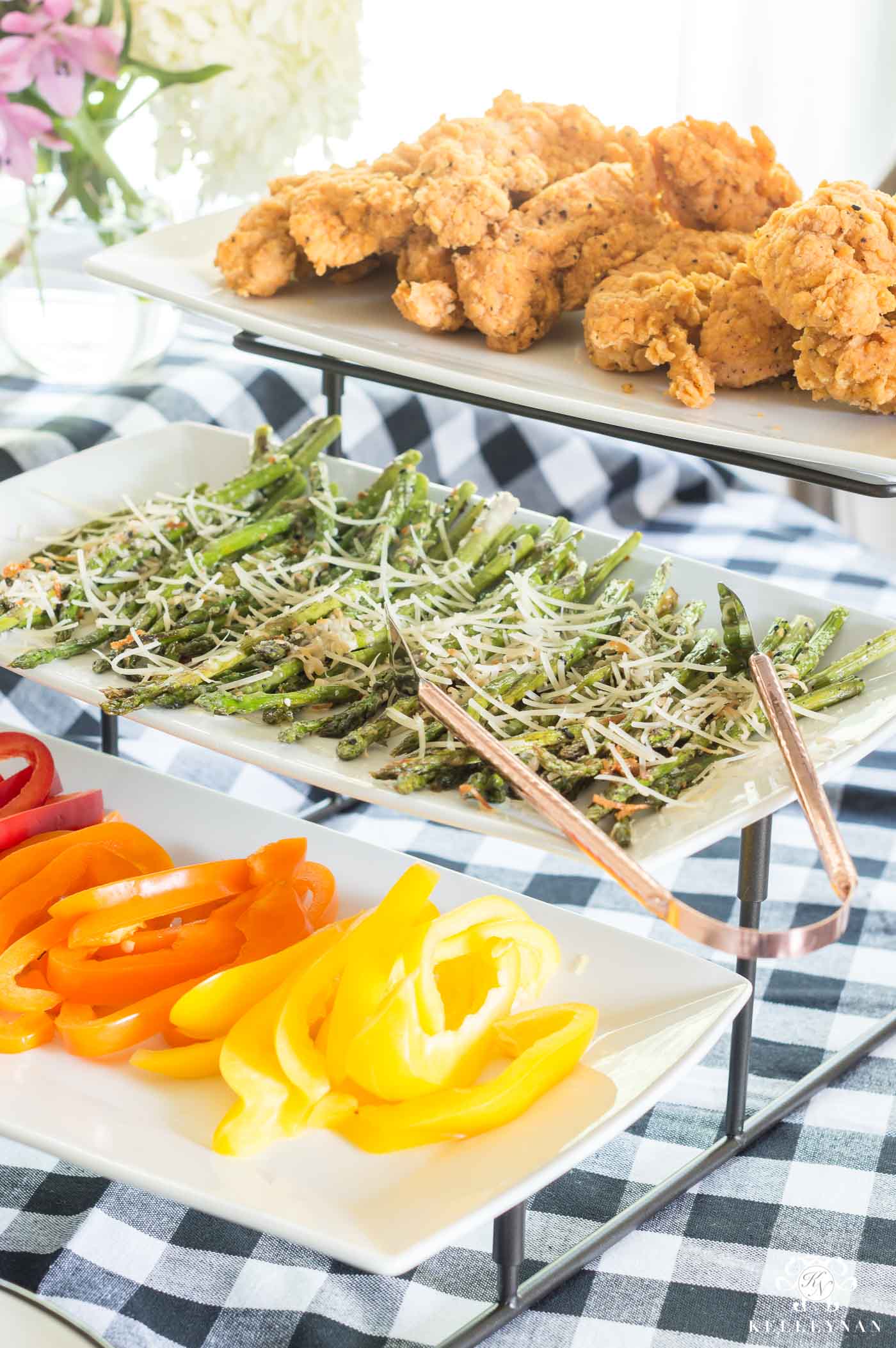 Casual summer party menu ideas with easy finger foods and appetizers