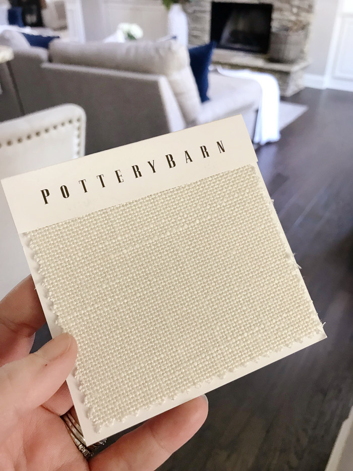 Pottery Barn Krypton Fabric in Ivory - Perfect Light Neutral