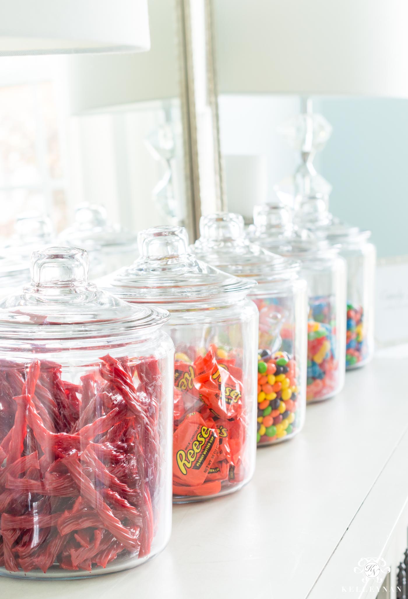 Candy land 1 gallon jars for dessert bar setup