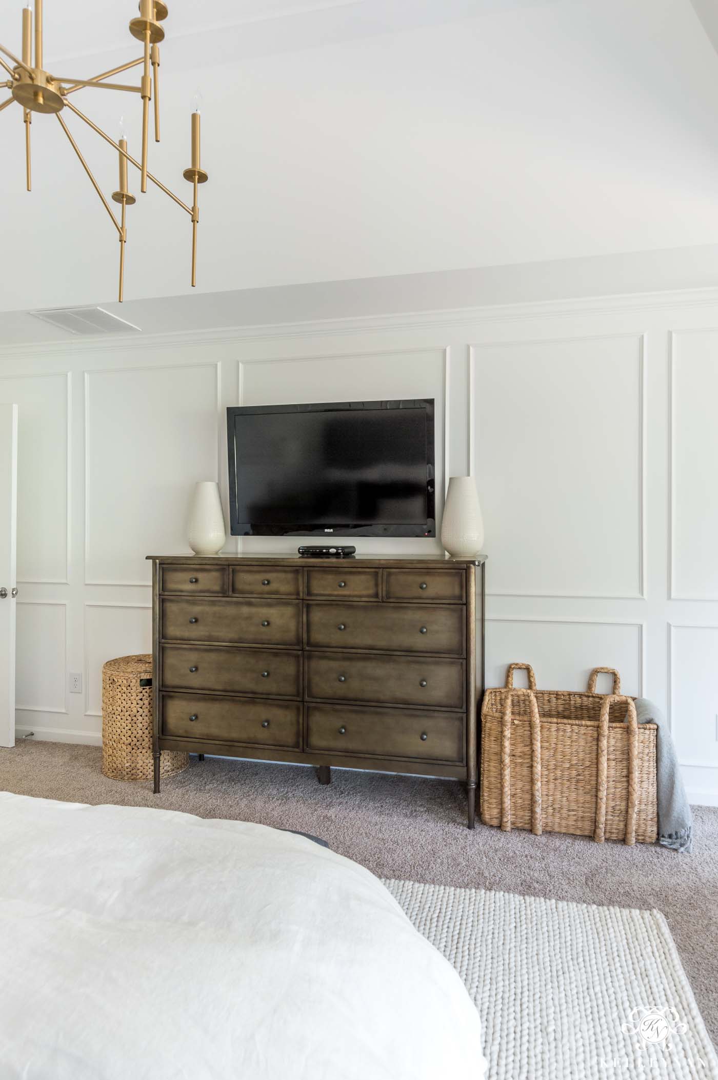 Mismatched dressers store in bedroom