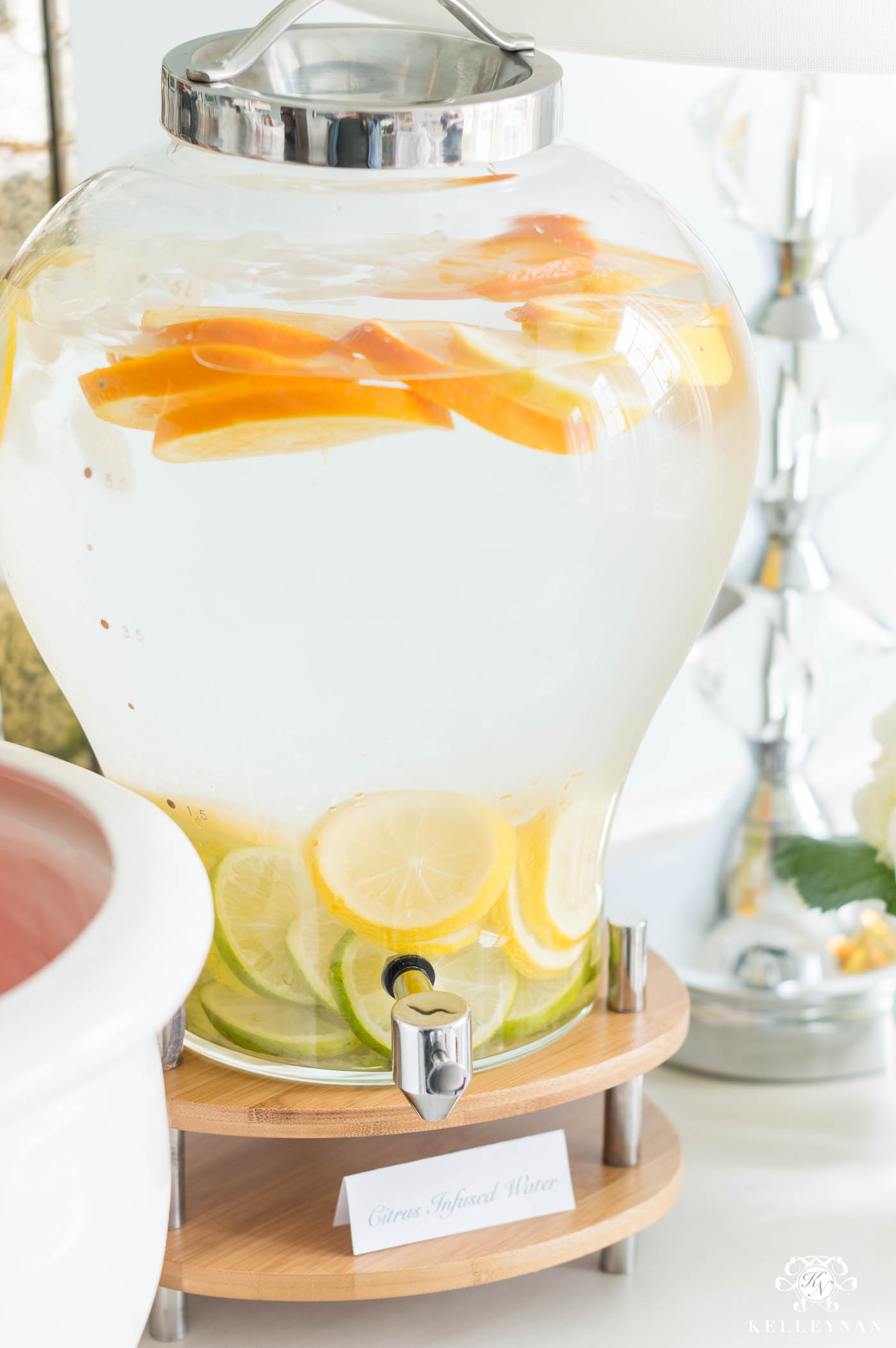 Easy Citrus Infused Water for Shower