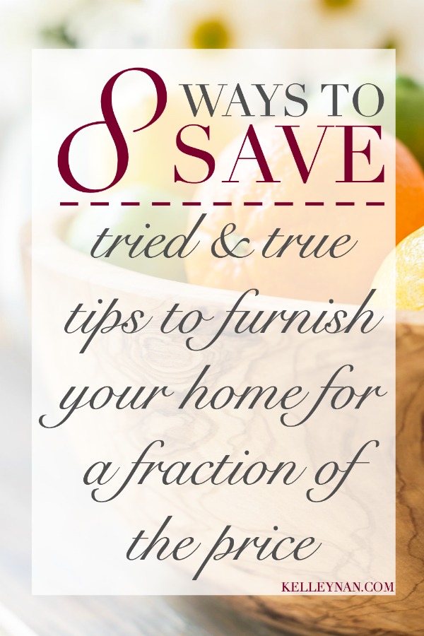 Eight tips and ideas to save on home decor purchases