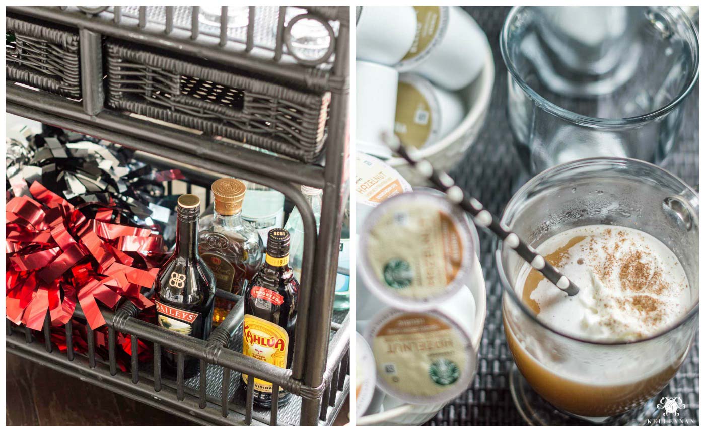 Brunch party coffee bar ideas