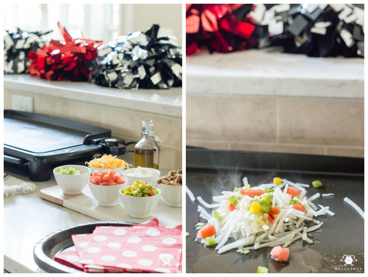 Brunch buffet ideas with a hashbrown bar