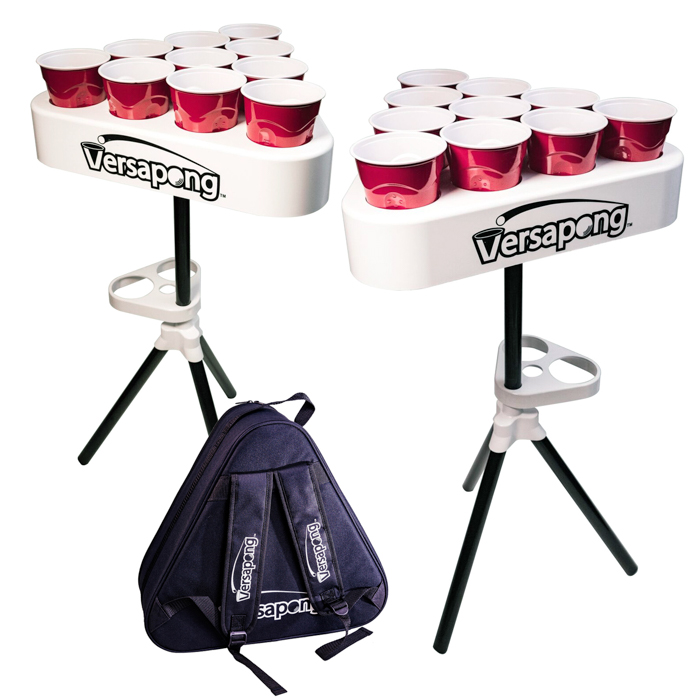 Portable beer pong for tailgating and game day