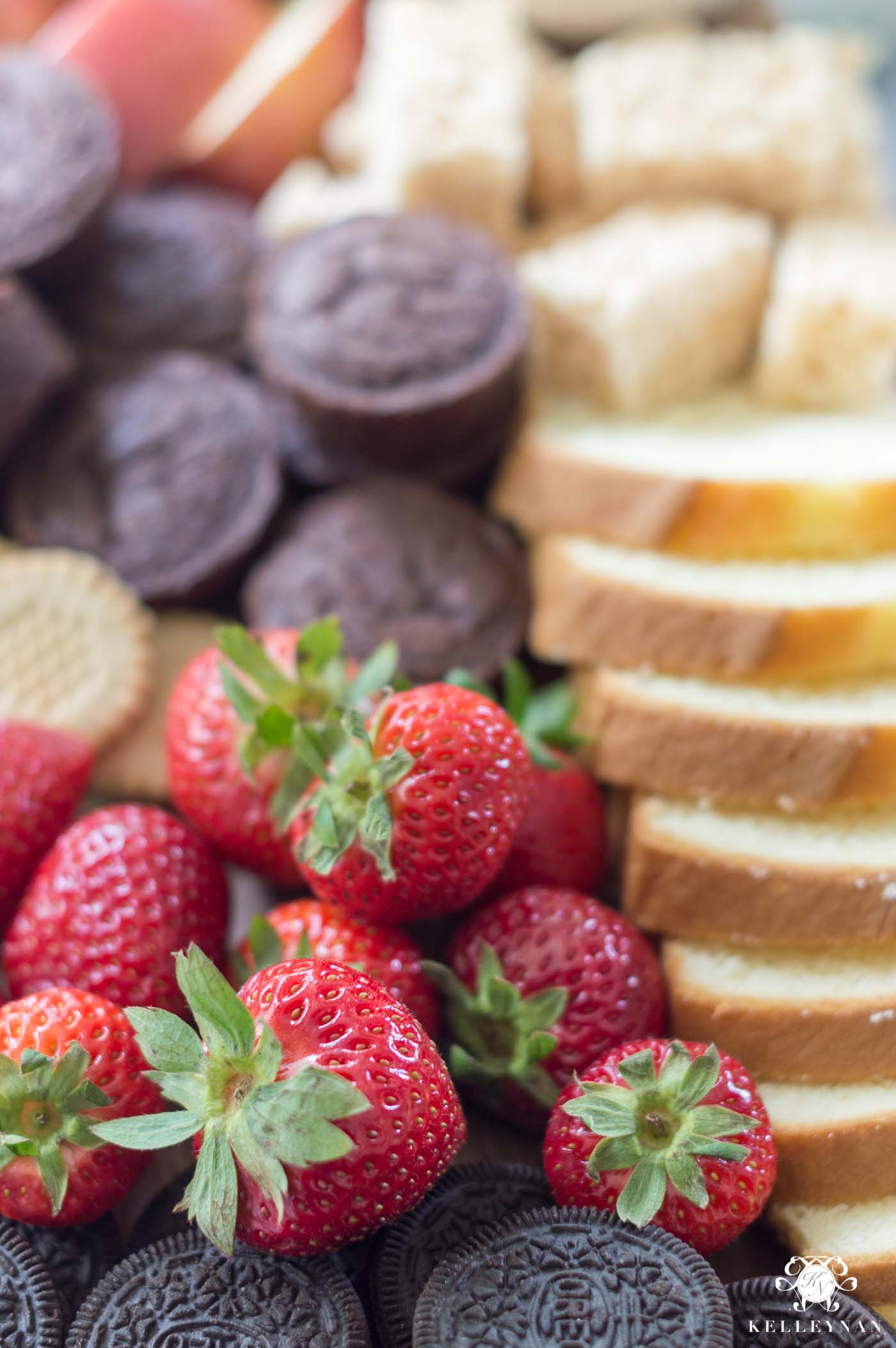 Chocolate Fondue Platter with Dippers - Celebrations at Home