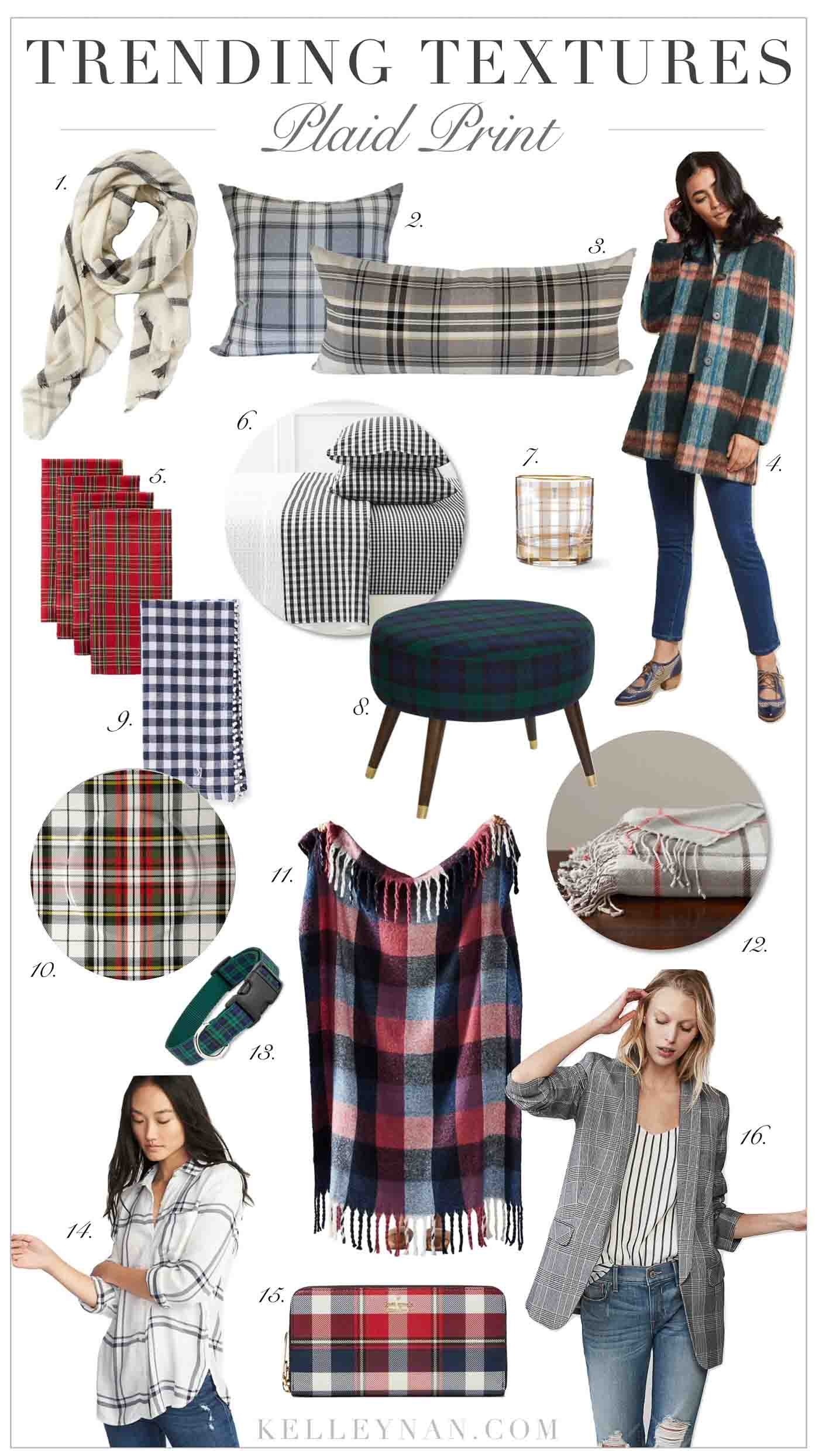 Best Of Plaid, Gingham, and Buffalo Check Fall and Winter Home & Fashion