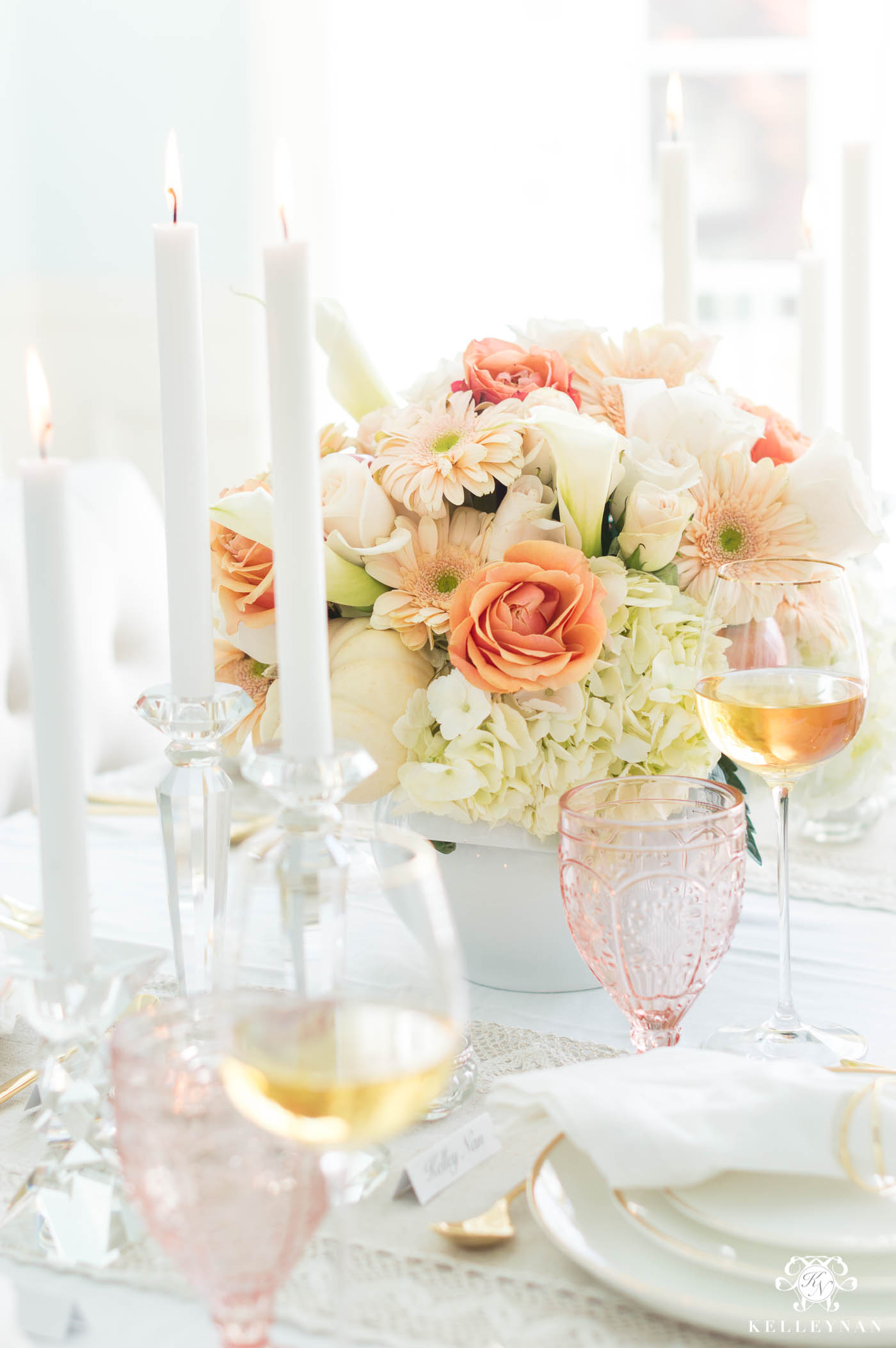 Elegant Thanksgiving Table Centerpiece