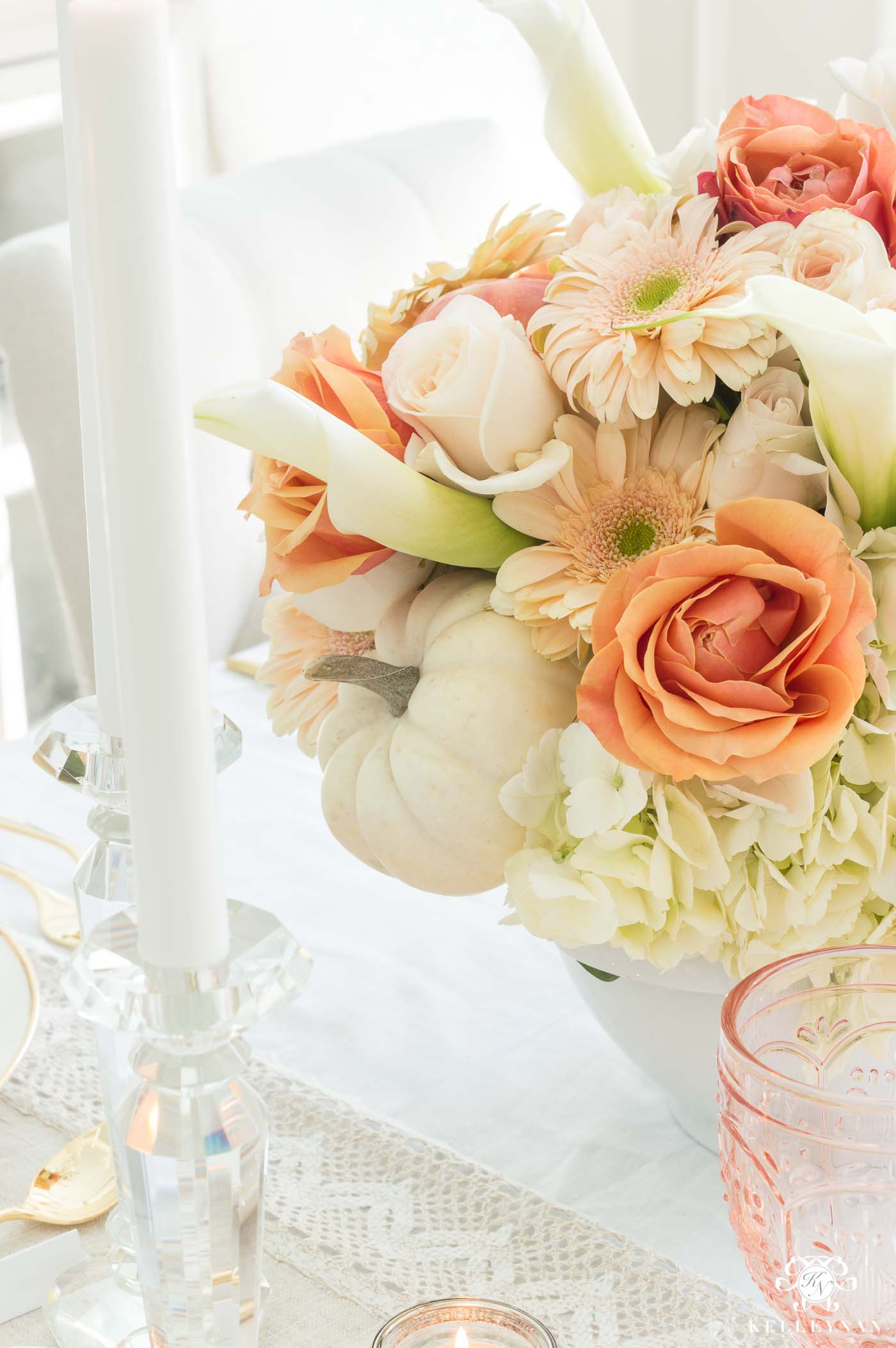 Simple Floral Arranging Tips - Gradient Centerpiece 