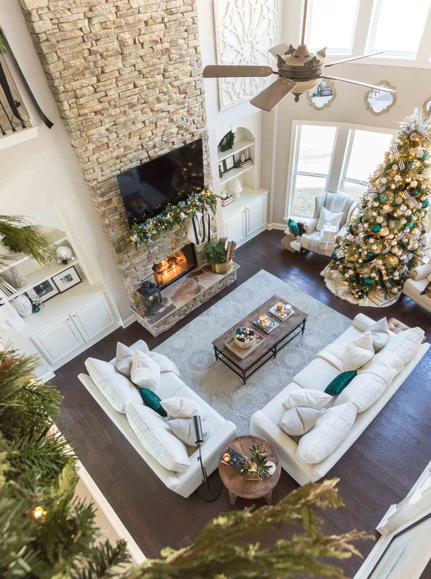 Ideas for Christmas living room decorations