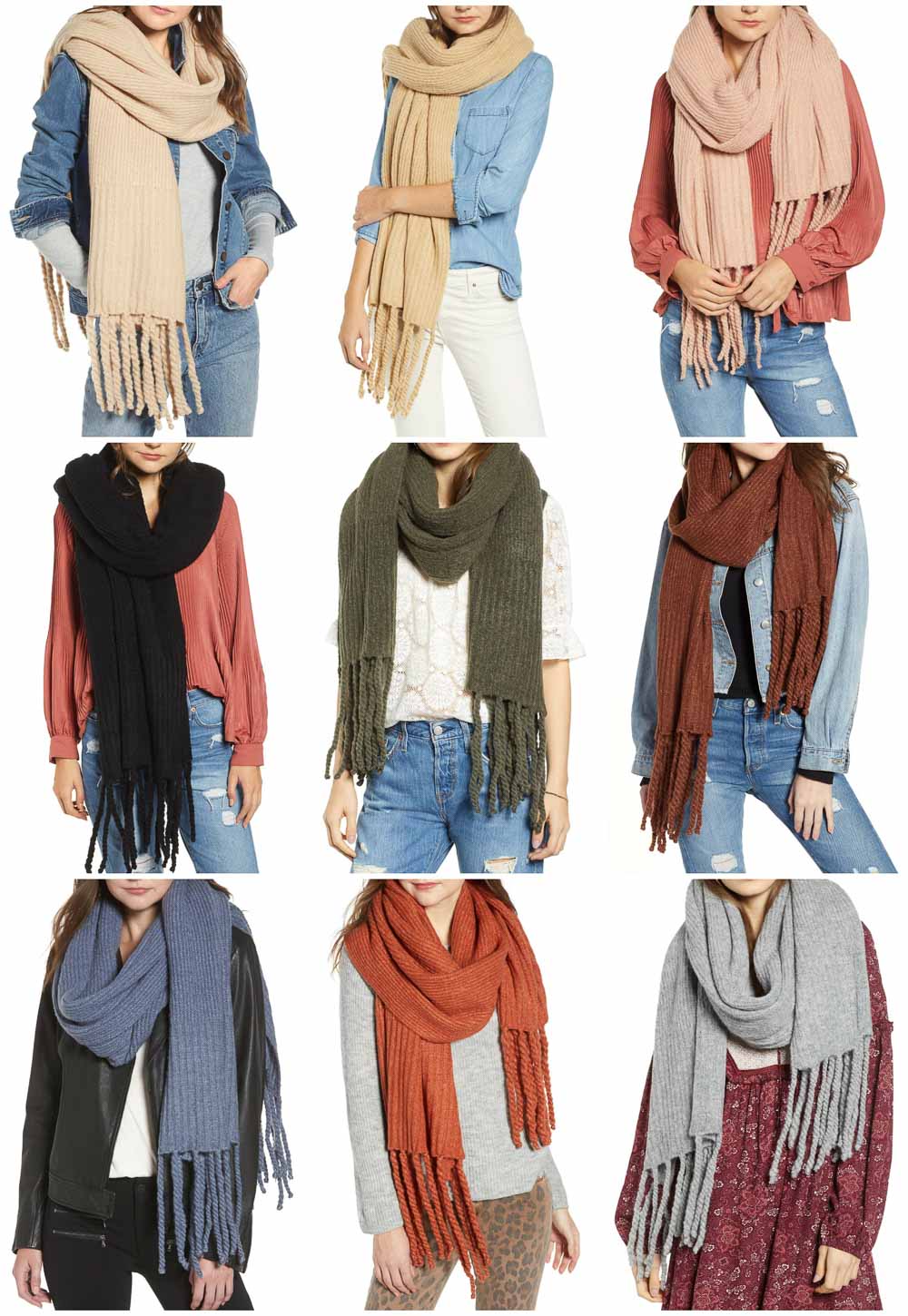 Free People Long Scarf