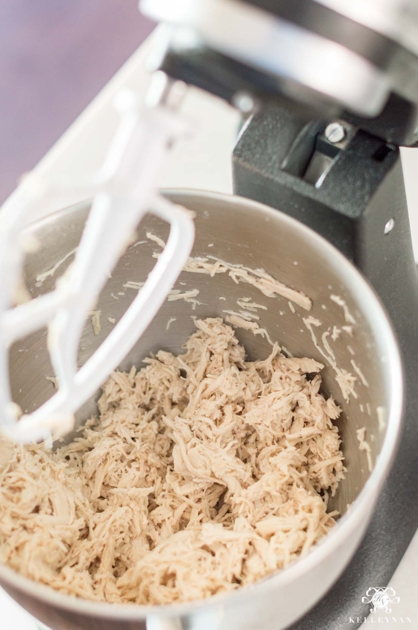 How to shred chicken in a kitchenaid mixer