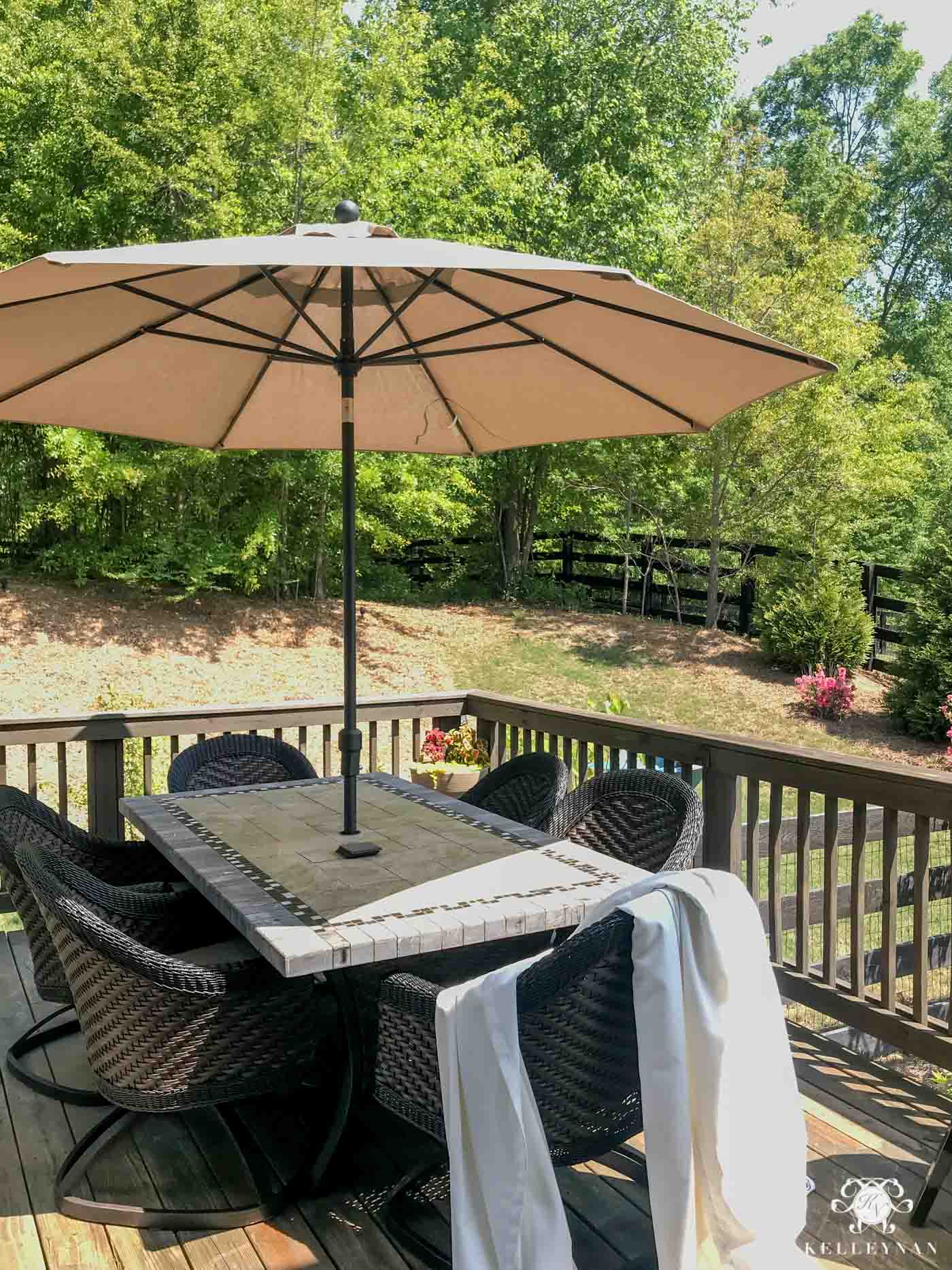 costco large tilt sunbrella outdoor umbrella