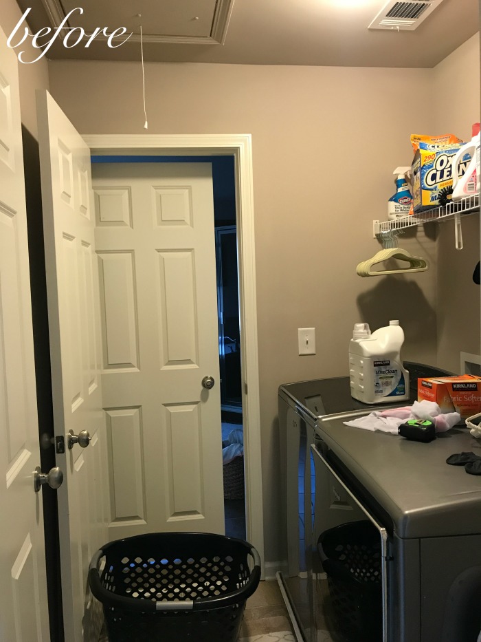 tiny laundry room