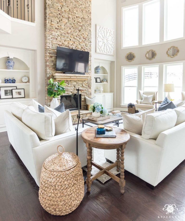 3 Ideas to Conceal Baby Items & Toys in the Living Room | Kelley Nan