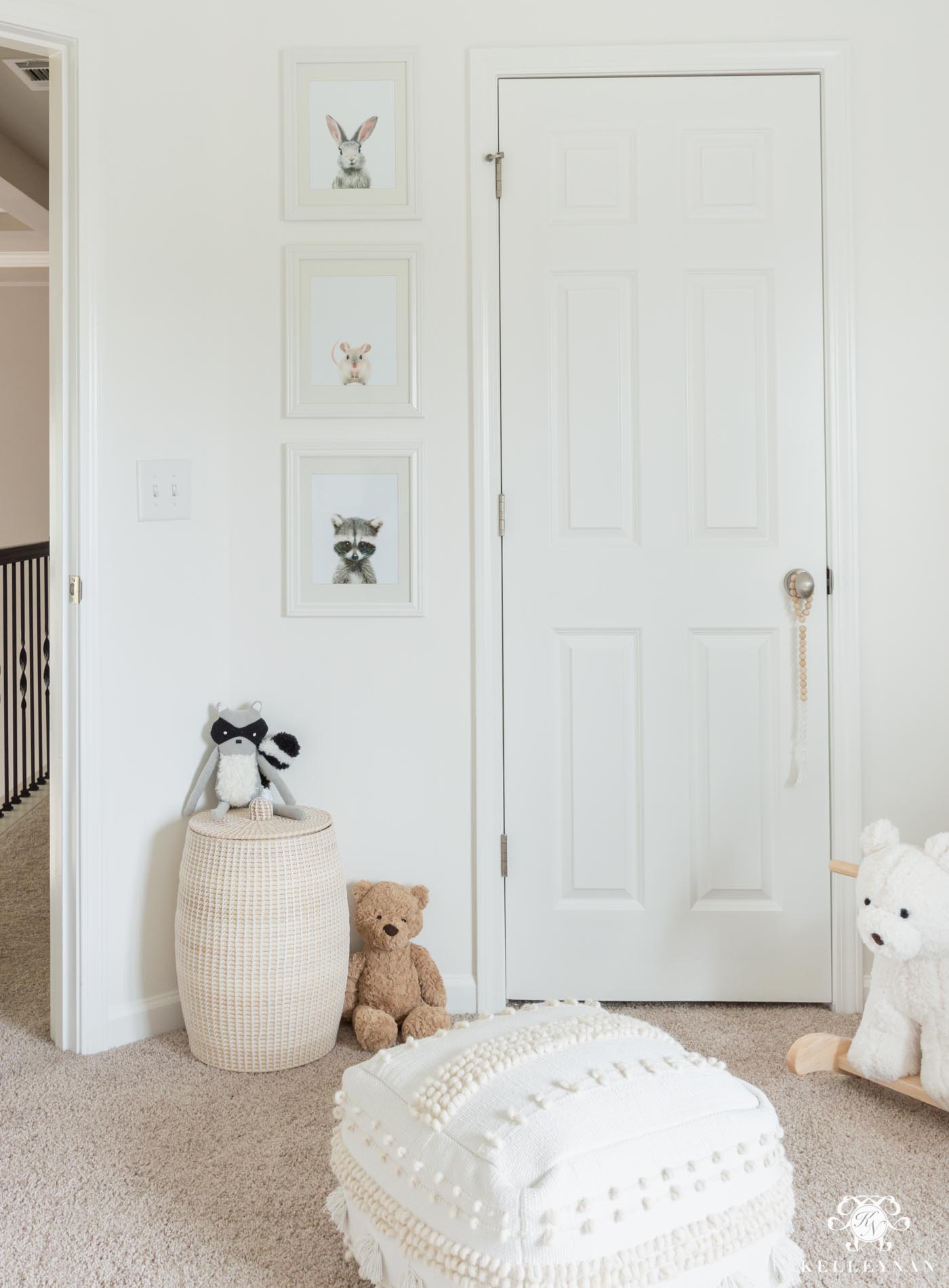 nursery wardrobe white