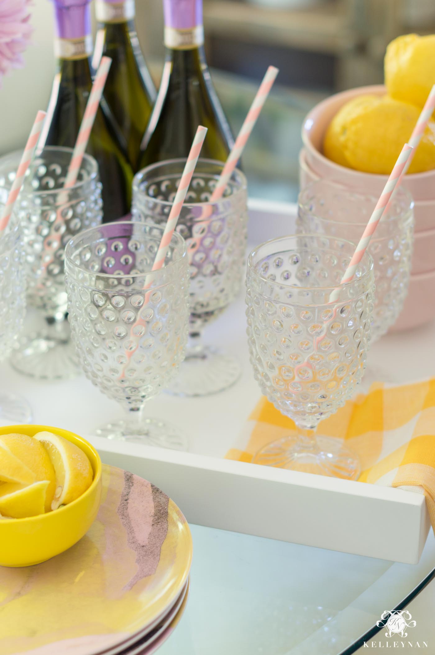 Summer entertaining with a lemon theme