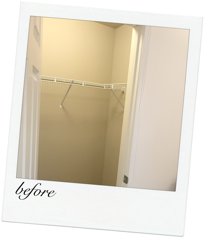 nursery closet with elfa system- a must-see makeover