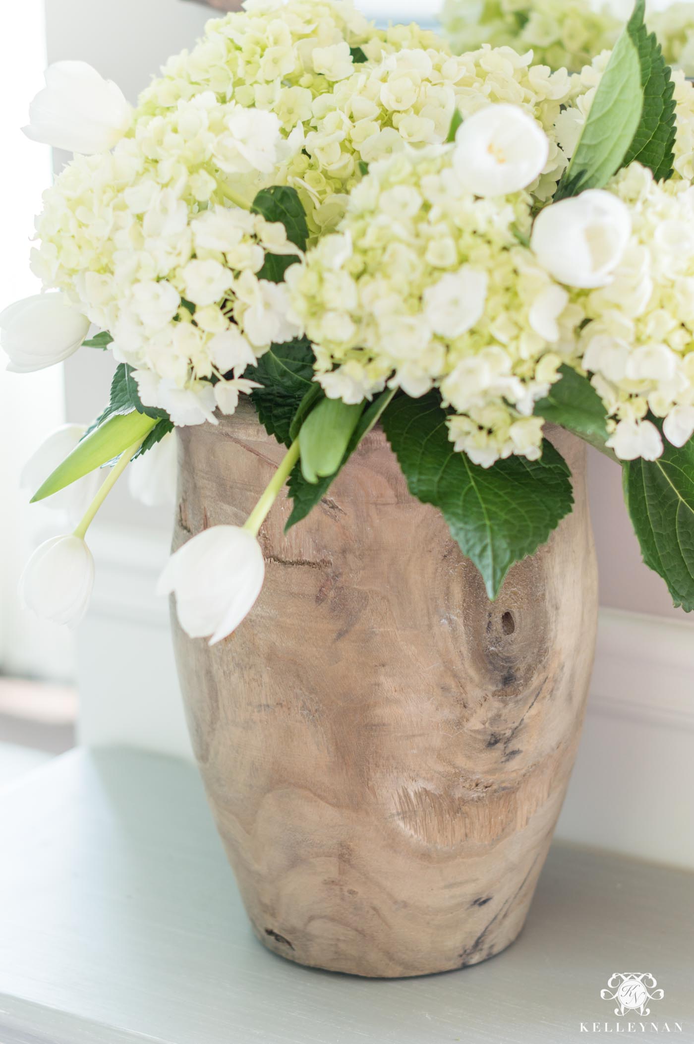 Wooden Planter and Entry Centerpiece