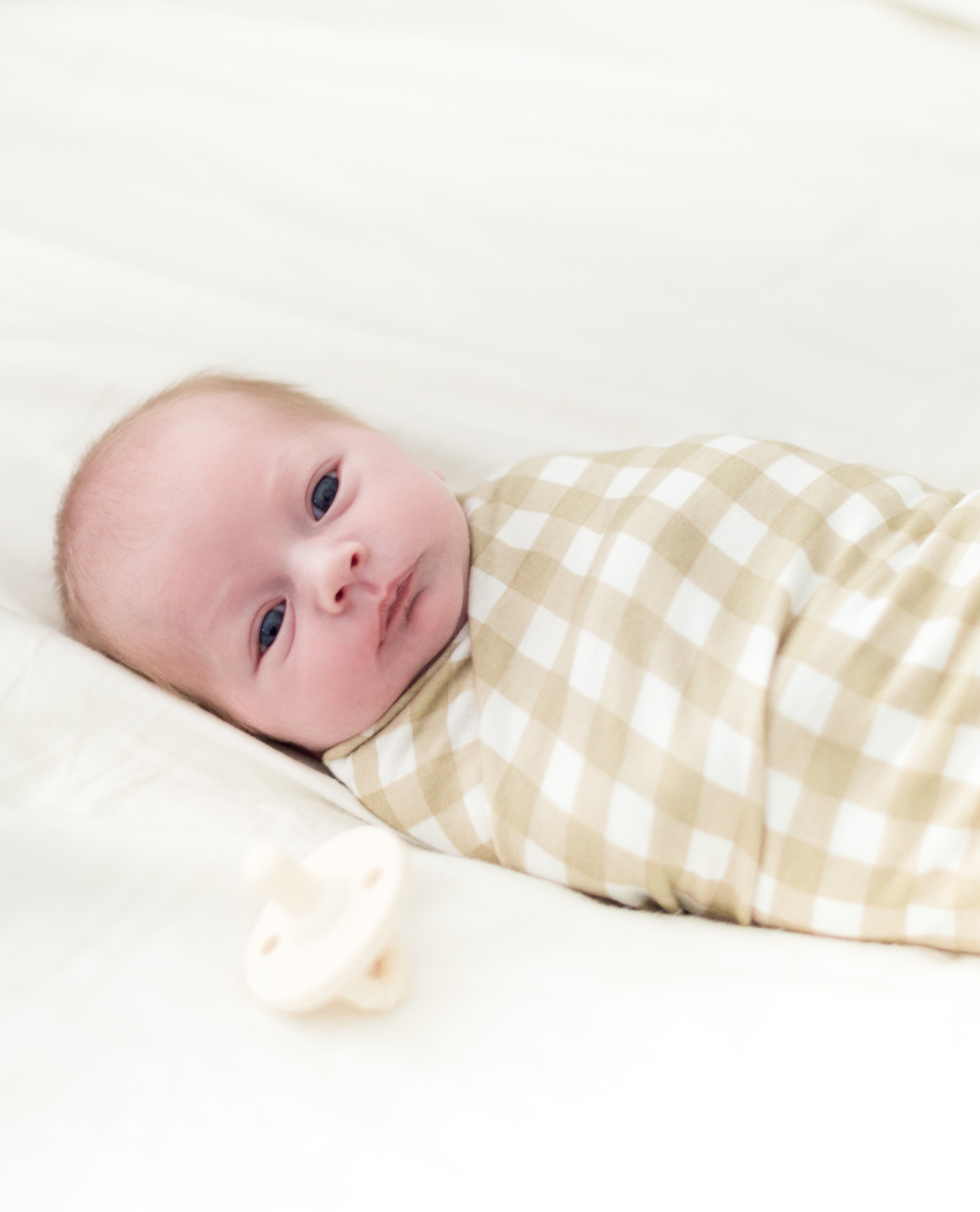 Solly Baby Gingham Swaddle