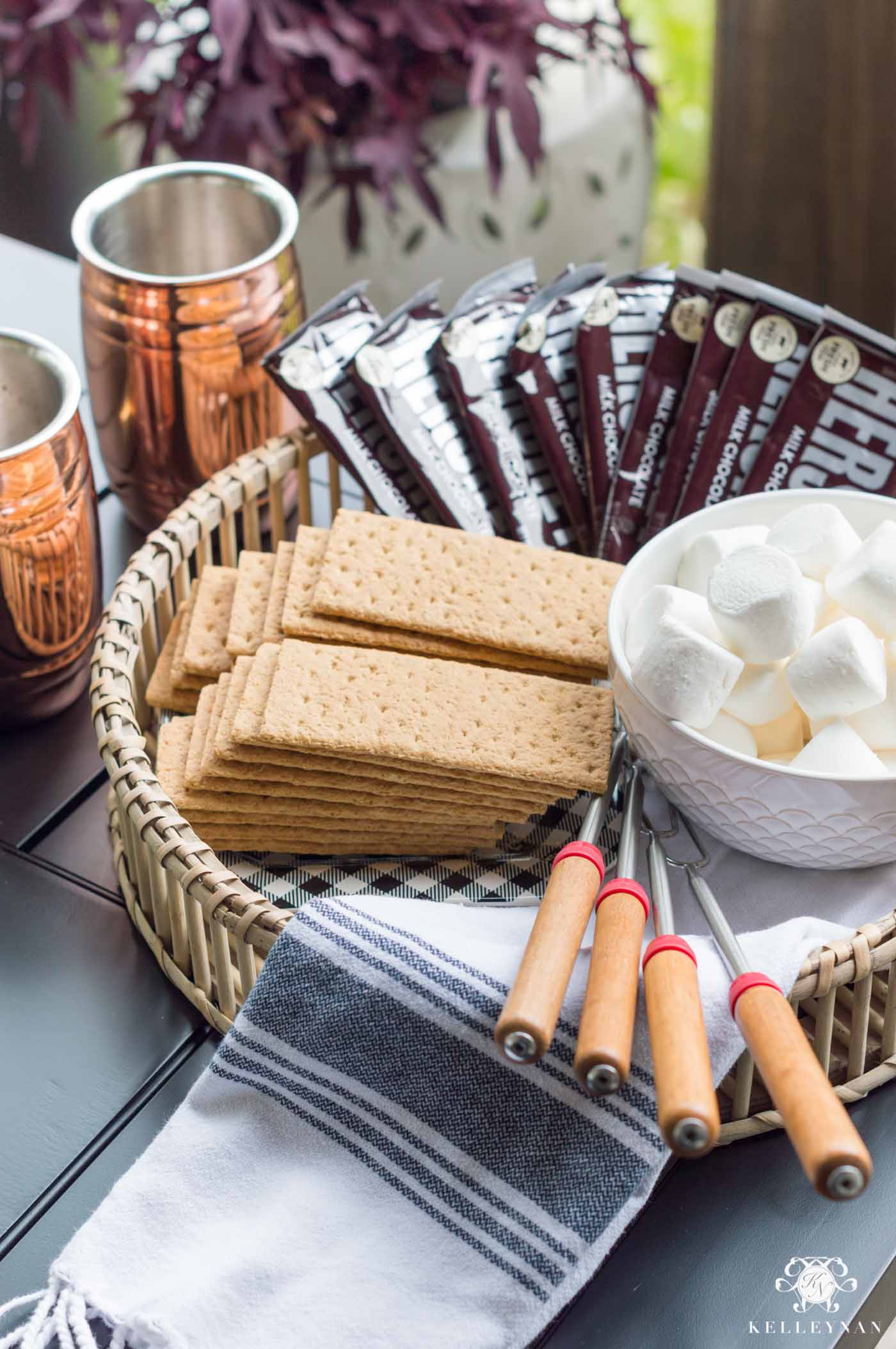 Fall Bucket List- Back Porch S'mores