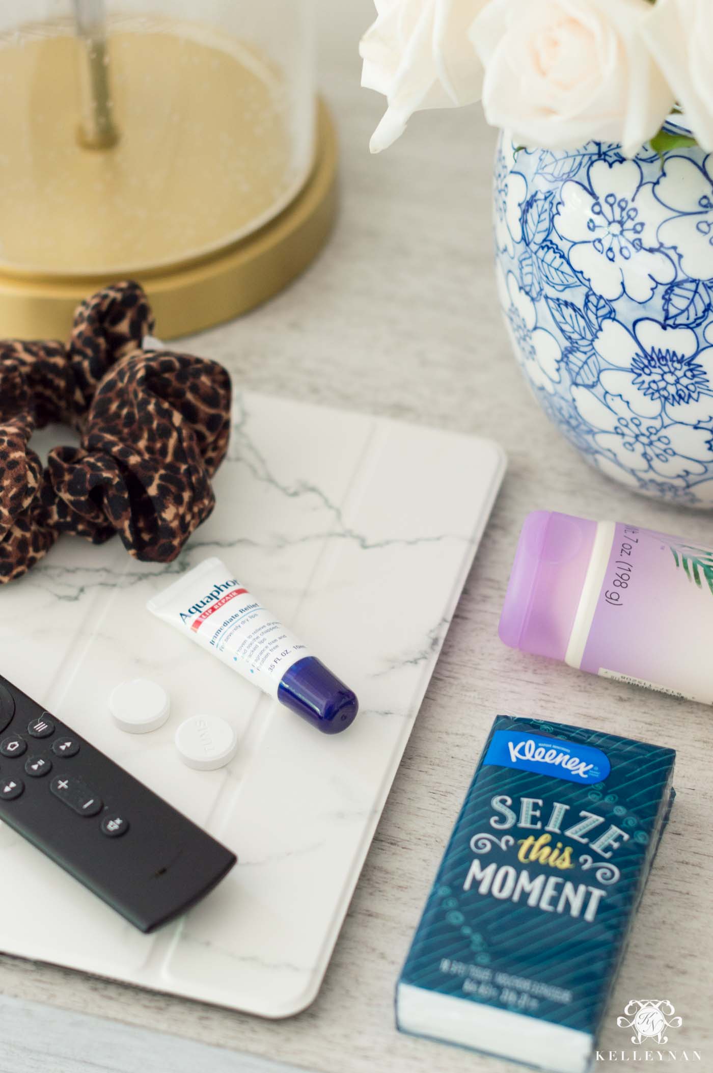 NIghtstand essentials organized