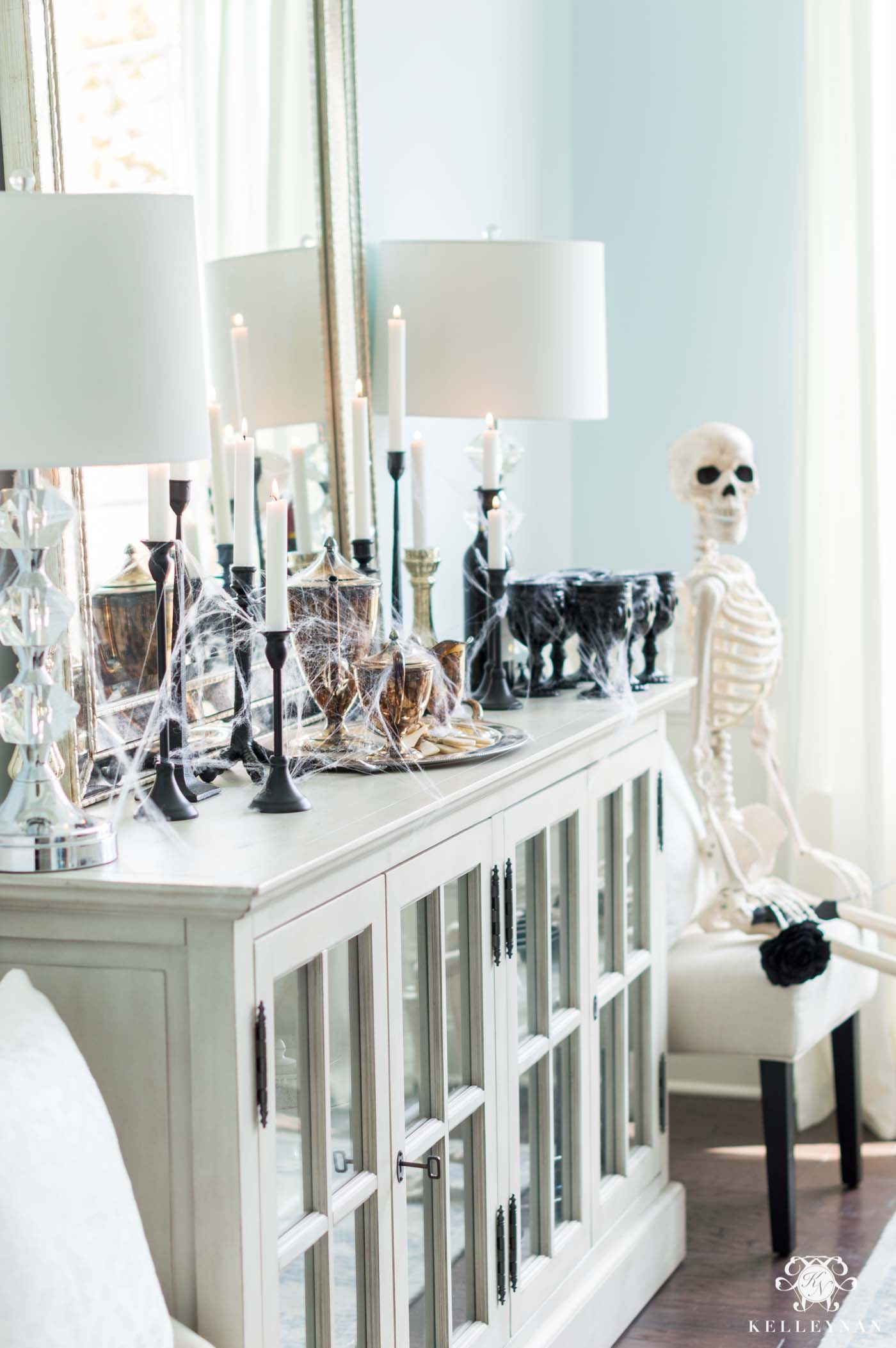 Gothic Halloween Decor for the Dining Room