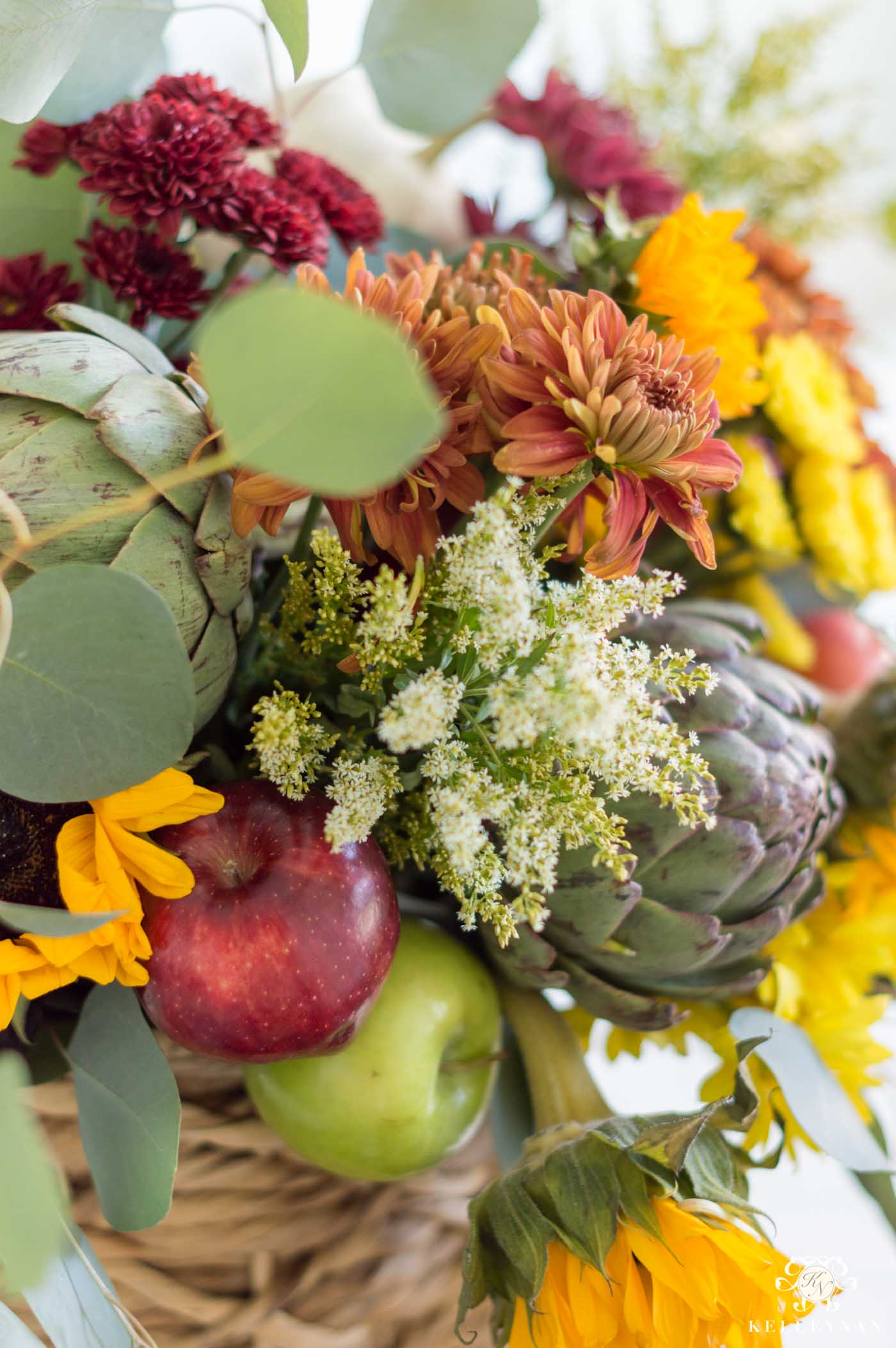 How to Arrange Flowers for a Fall Centerpiece (full tutorial!)