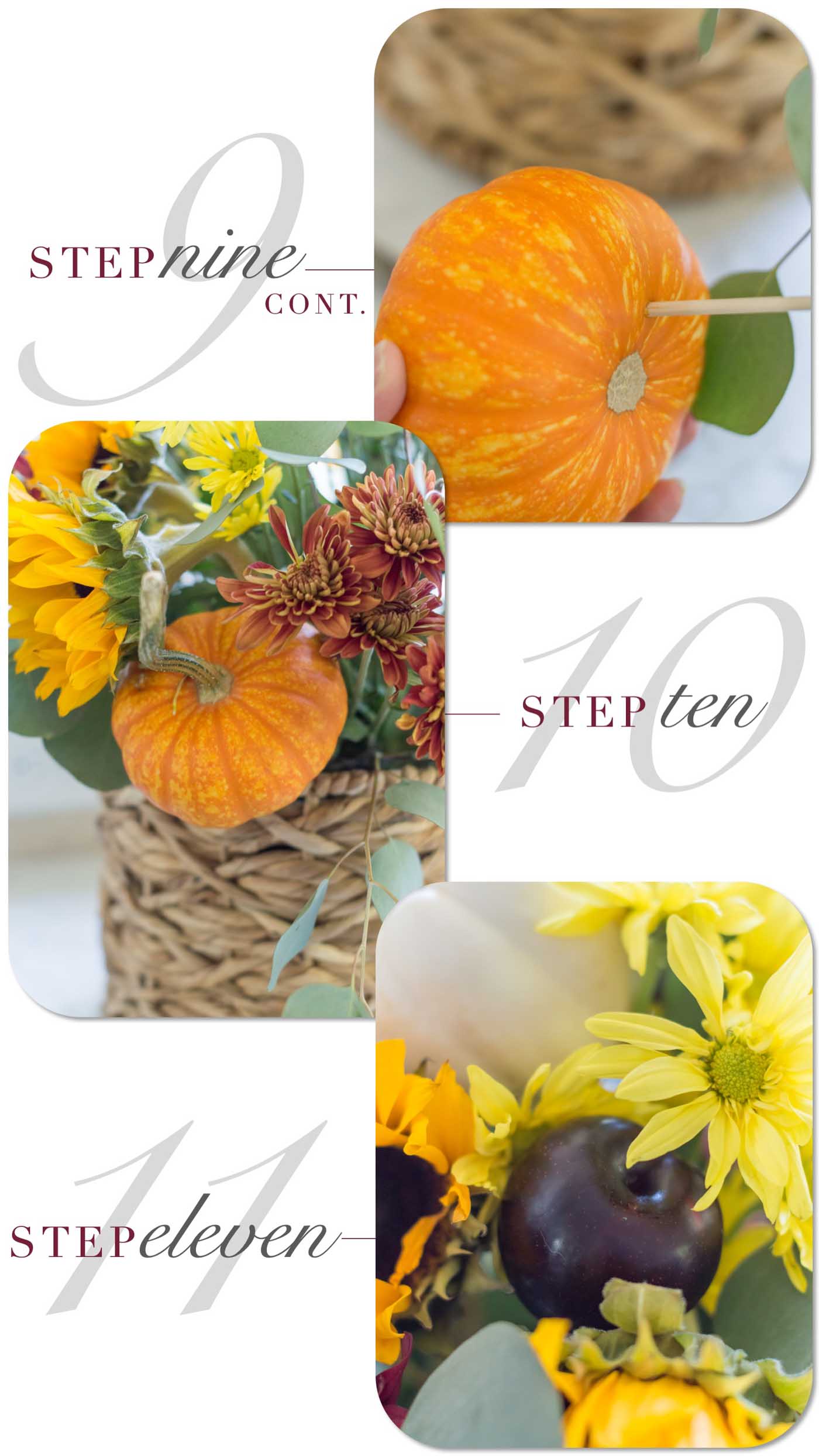 DIY- Fall Harvest Floral Tutorial