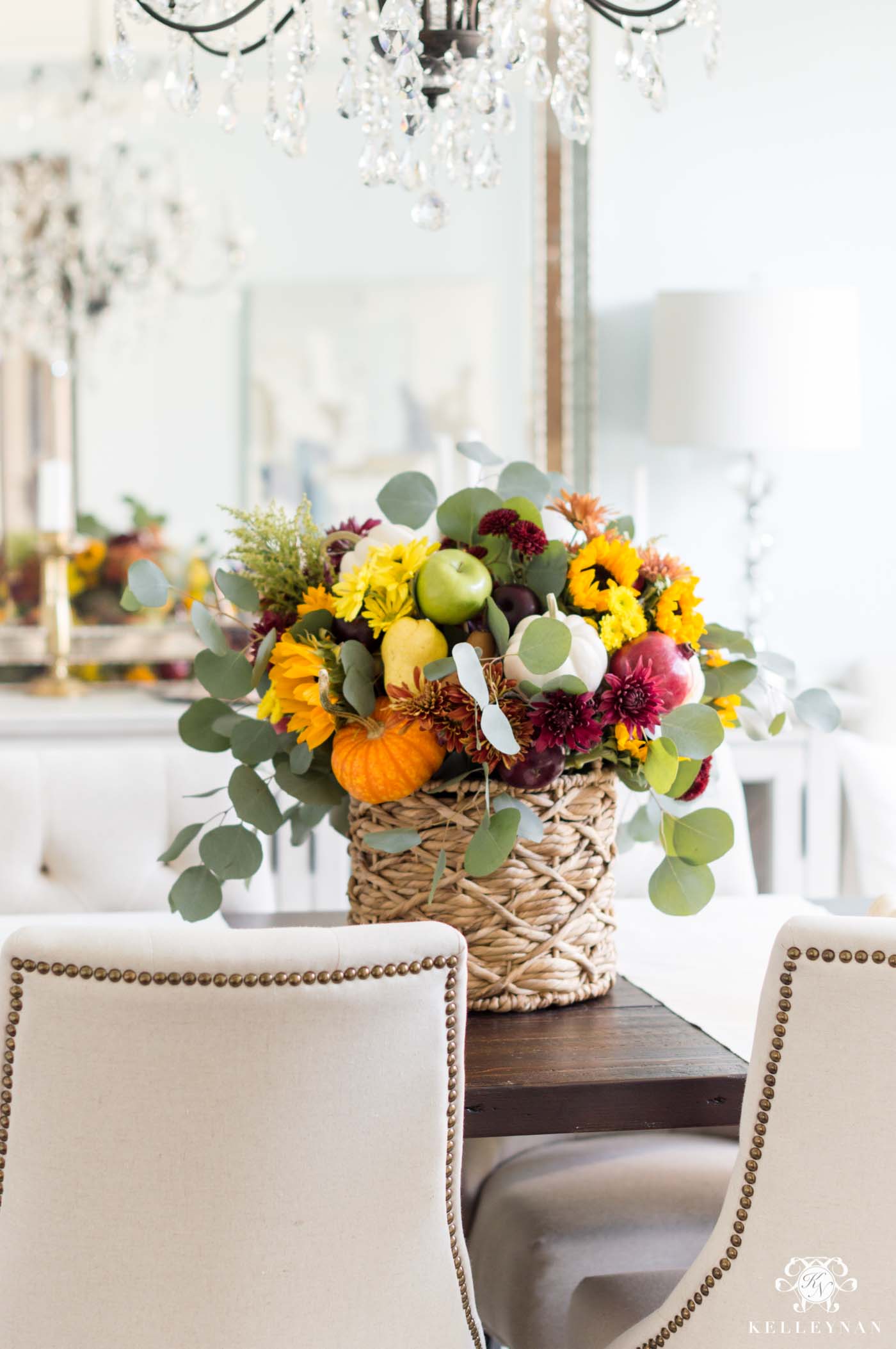 Fall Harvest Flower Arrangement Tutorial- From Start to Finish!