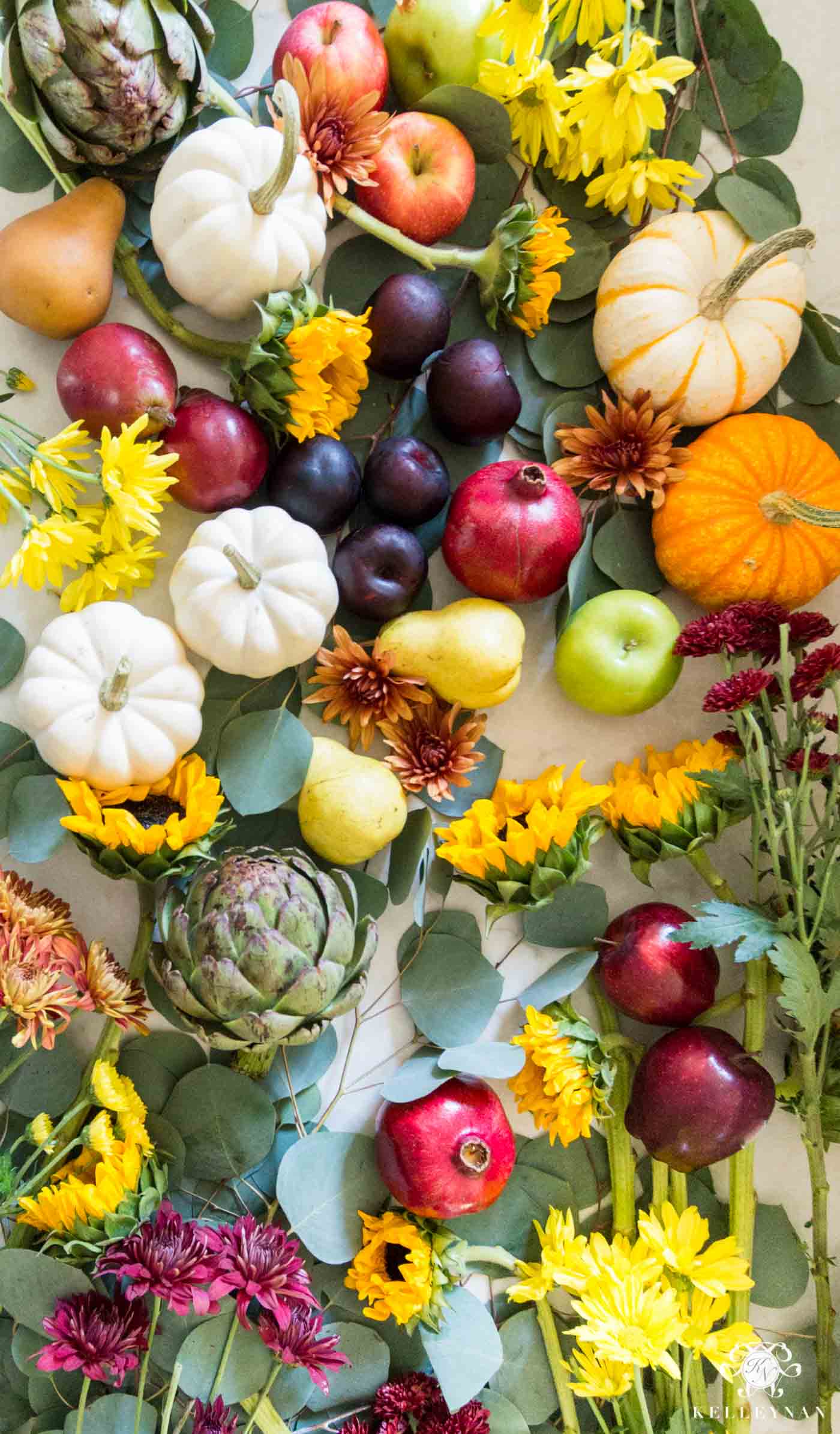 Fall Harvest Floral Arrangement Centerpiece Tutorial (Easy!) - Kelley Nan