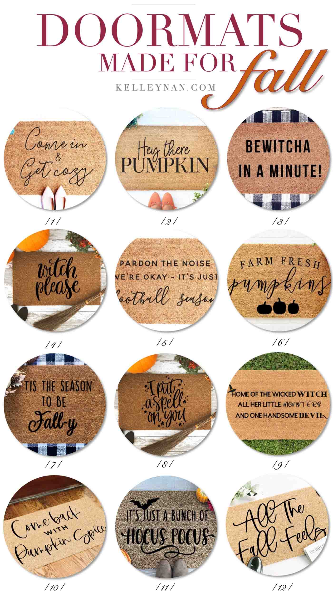 12 Fun Fall Doormats To Dress Your Entry For The Season