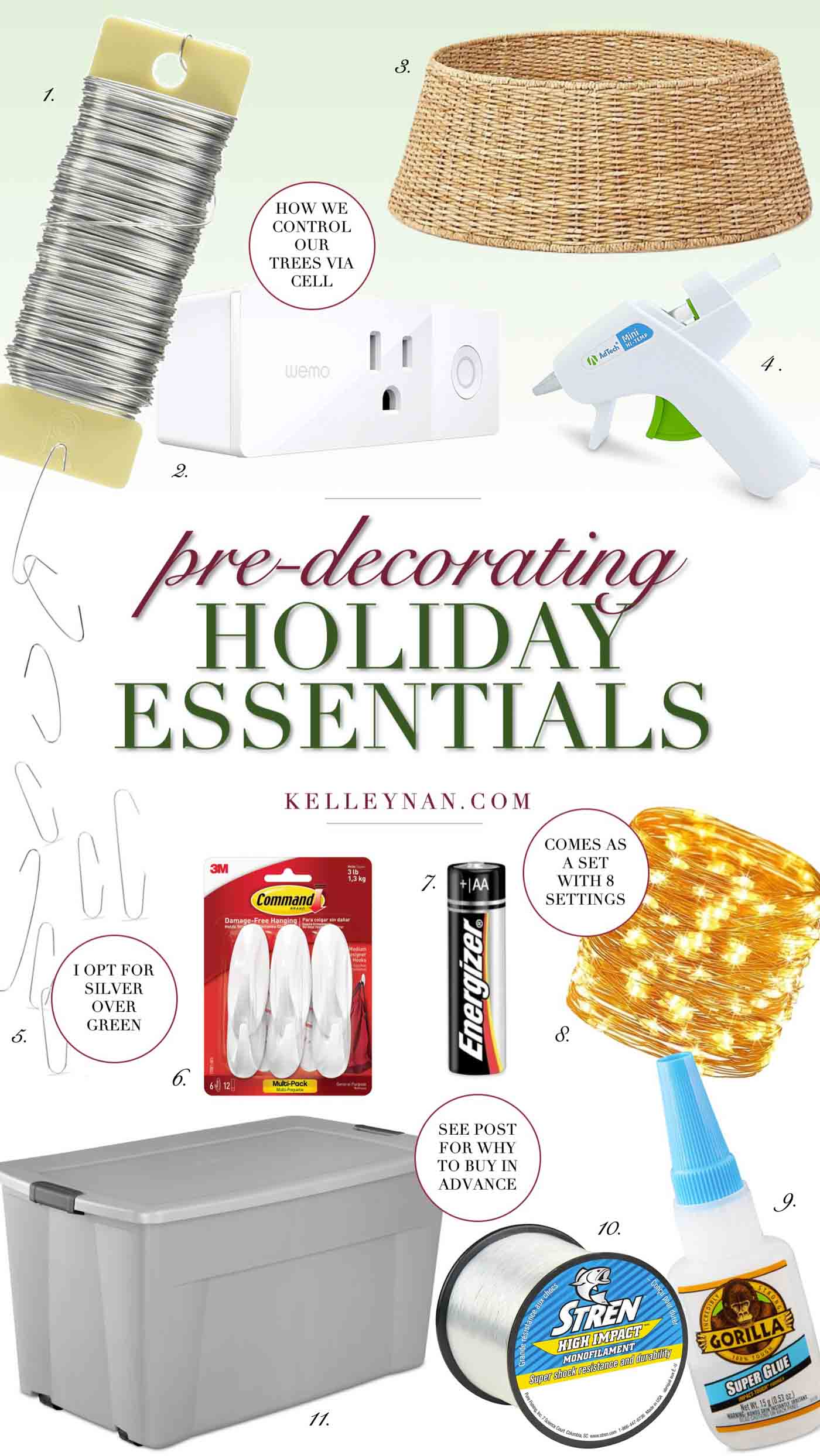 You Pre-Christmas Decorating Essentials & Tools - Kelley Nan