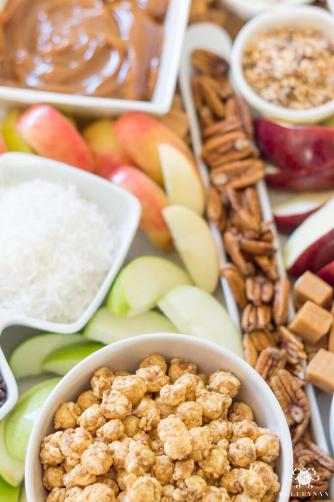 Caramel Apple Toppings A New Fall Appetizer Board Idea Kelley Nan