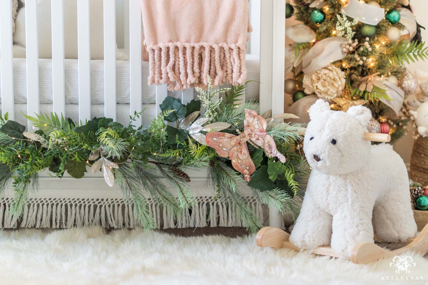 Baby nursery Christmas decor