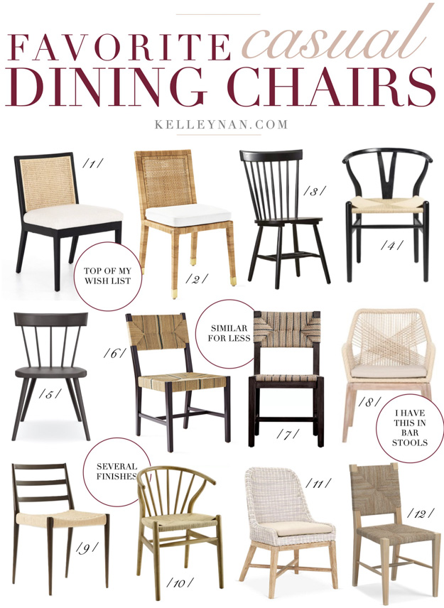 16 Best Casual Dining Chairs Of The, Casual Dining Chairs With Wheels