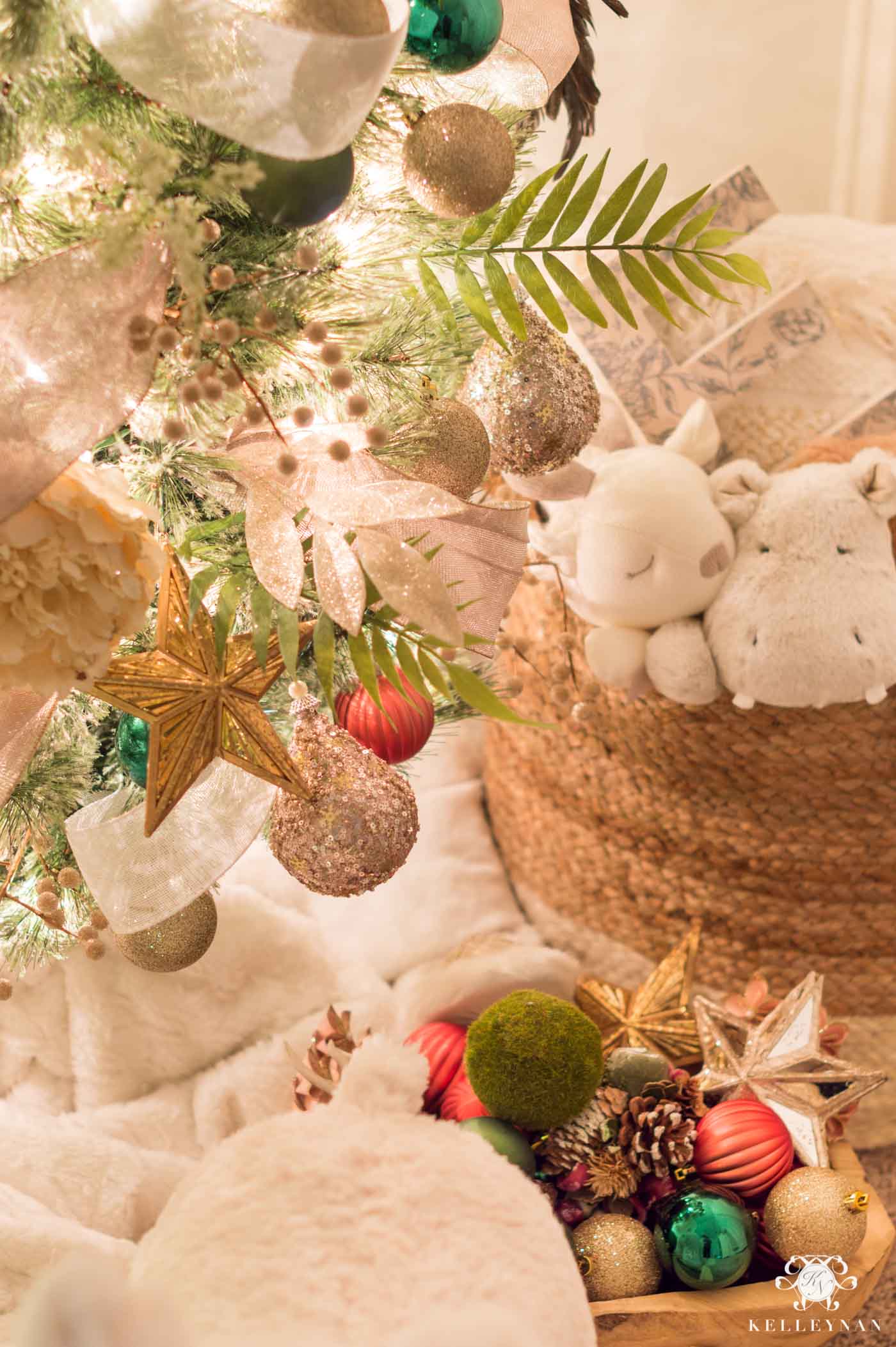 Nursery store christmas decorations