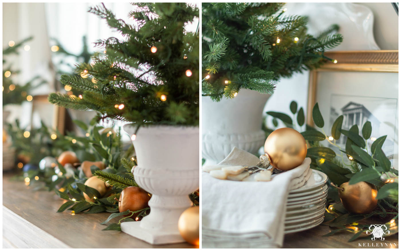 Breakfast Nook Christmas Decor