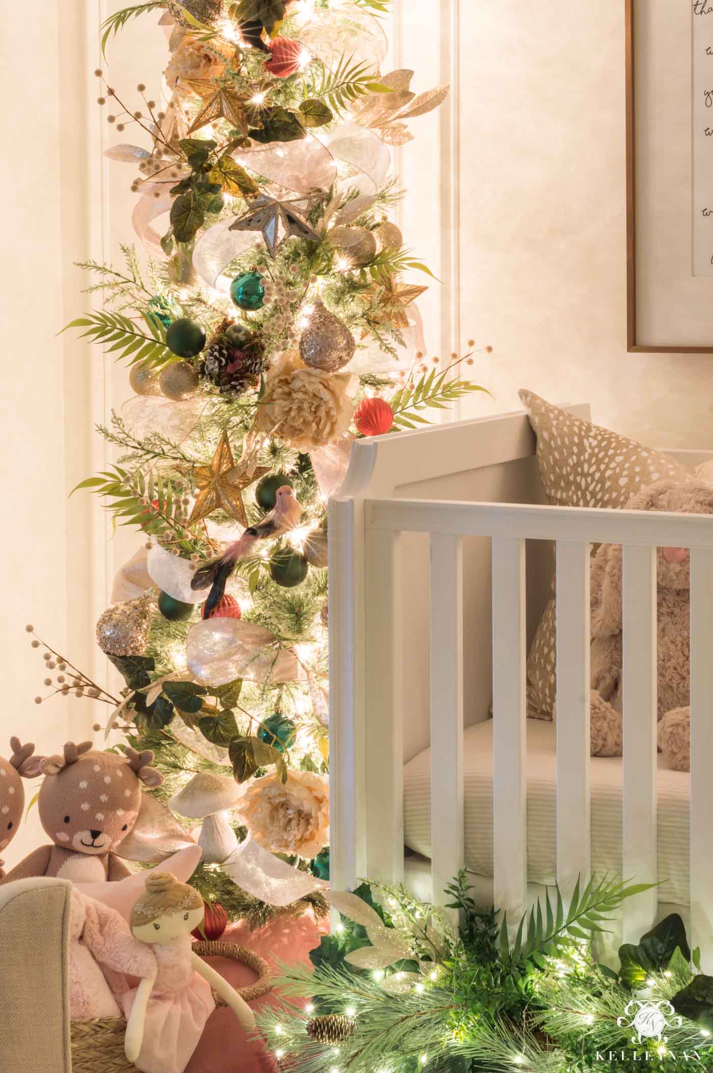 Baby girl's Christmas Nursery Decor